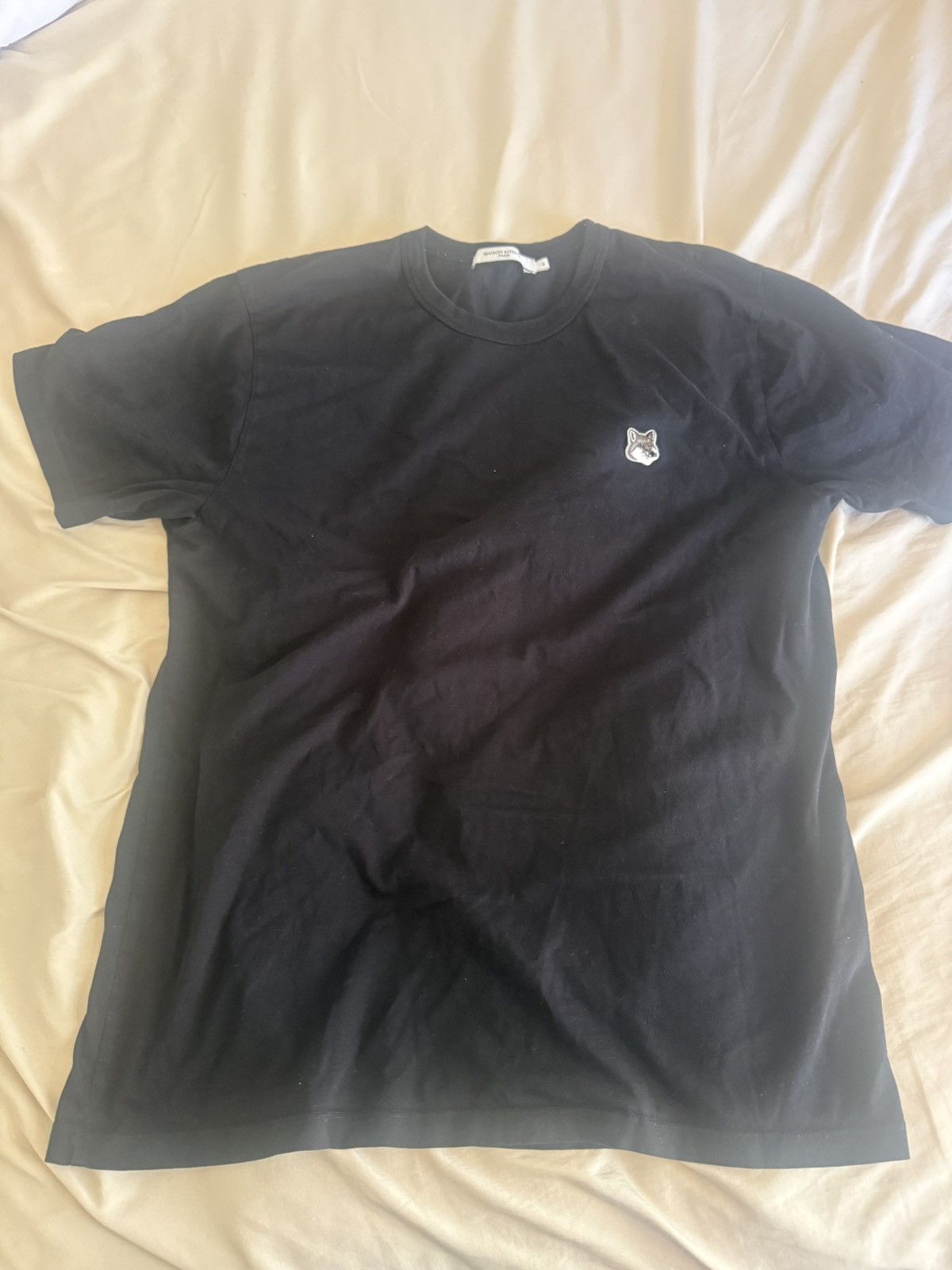 Maison Kitsune Maison Kitsuné Fox Head Patch T-Shirt Size US XL / EU 56 / 4 - 5 Thumbnail