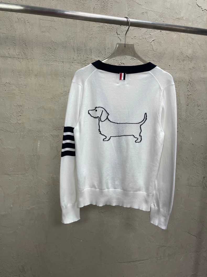 Thom Browne Thom Browne Knit sweater with puppy on the back Size XS / US 0-2 / IT 36-38 - 8 Thumbnail