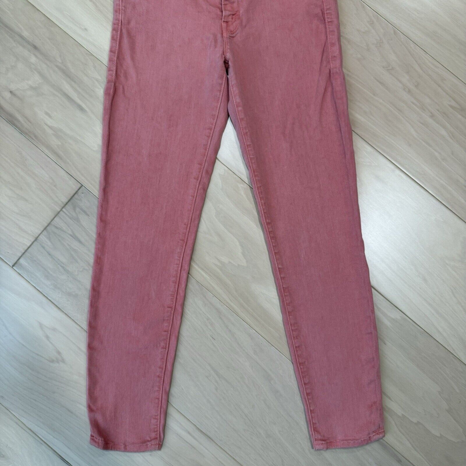 MOTHER Mother The Looker Crop Jeans Women's 27 Red Pink Size 27" / US 4 / IT 40 - 4 Thumbnail