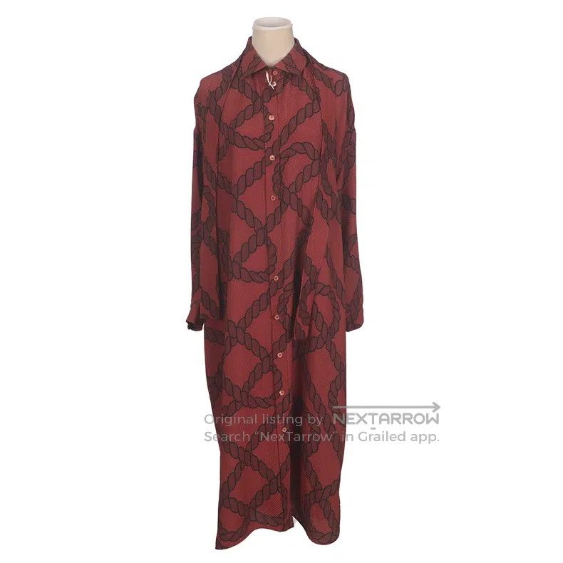 Hermes Hermes Color-blocked mulberry silk shirt Size XS / US 0-2 / IT 36-38 - 1 Thumbnail