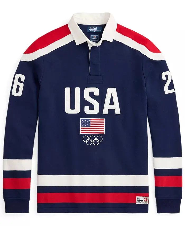 Polo Ralph Lauren Polo Ralph Lauren Men's Team USA Rugby Sweatshirt Size US M / EU 48-50 / 2 - 2 Thumbnail