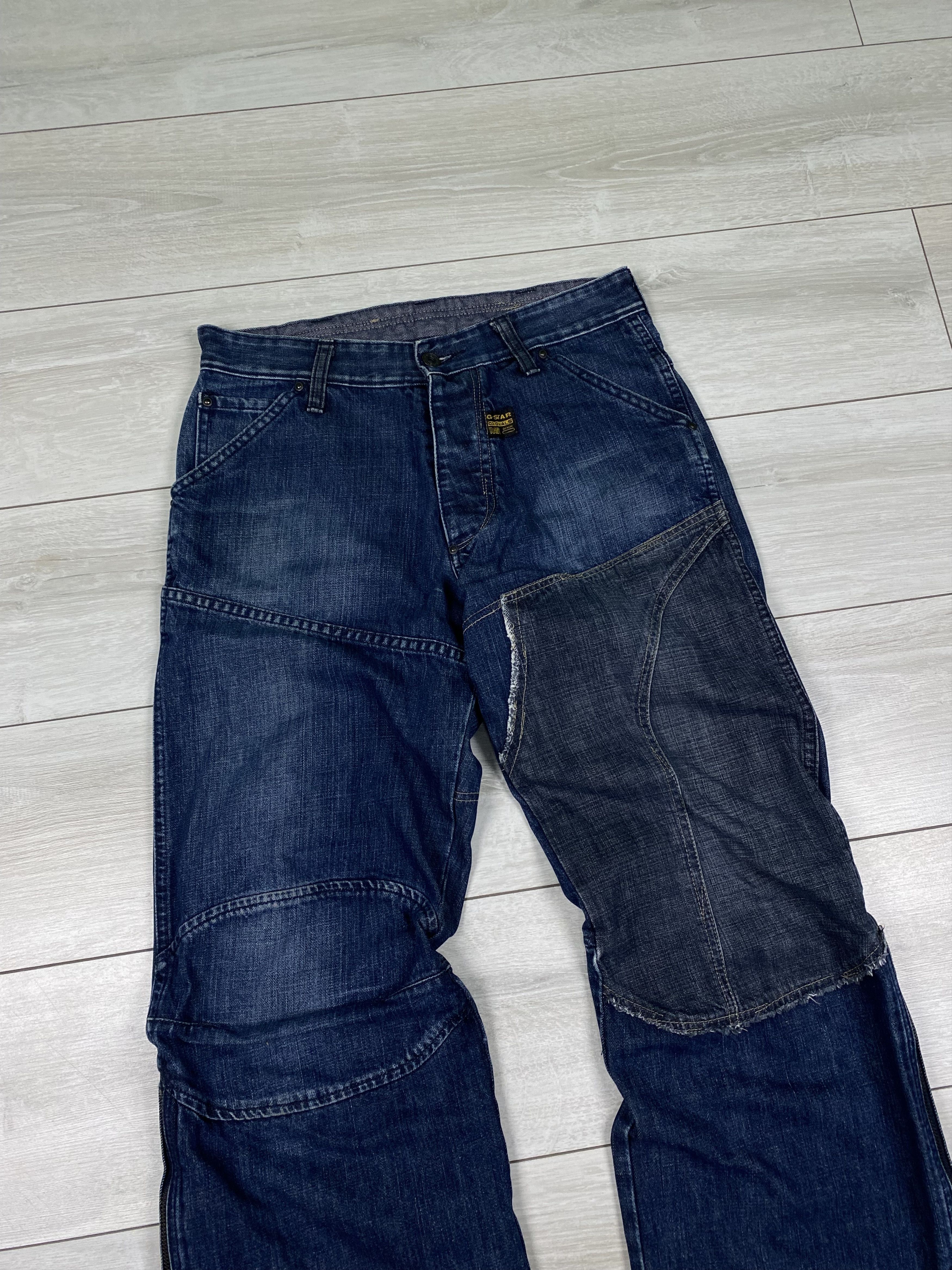 G-Star G Star RAW Cargo Baggy zip Flare Avant Garde elwood Pants Size US 31 - 4 Thumbnail