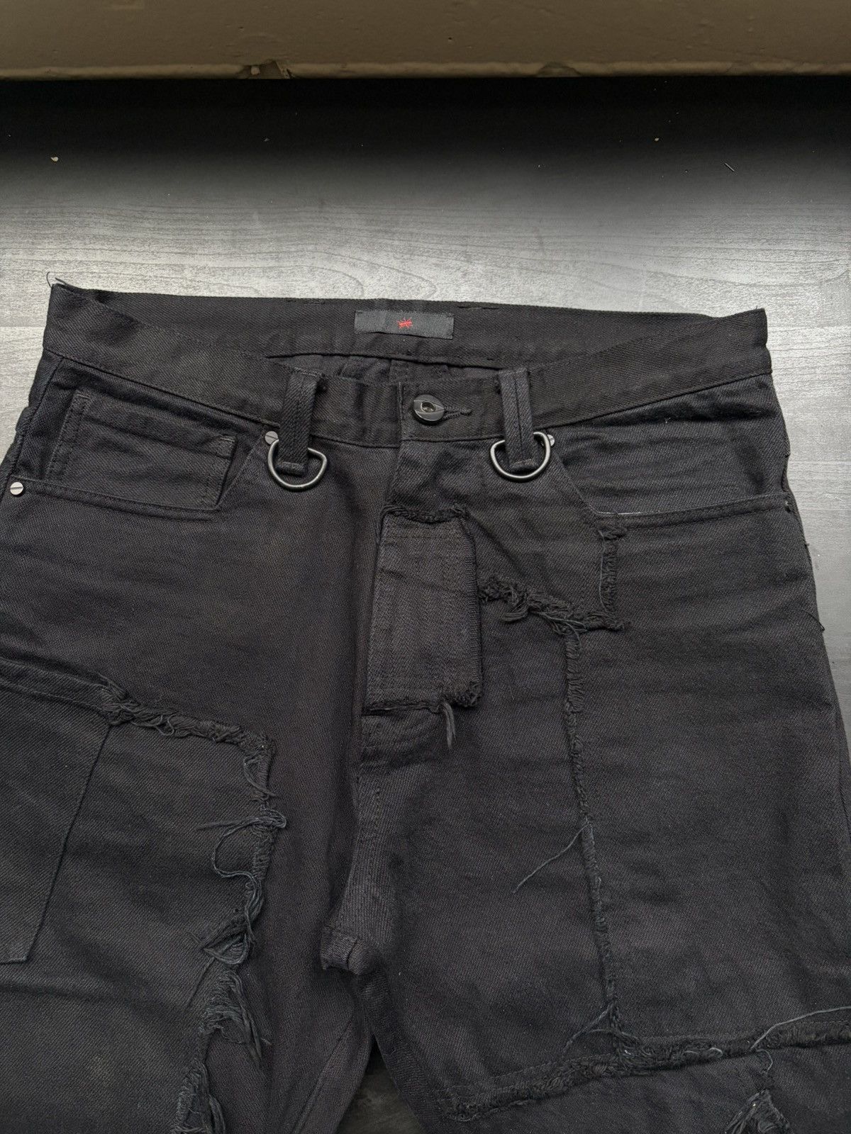 Undercover ANT/ANTI Bootcut Scrap Denim / Black Overdye Size US 31 - 2 Thumbnail