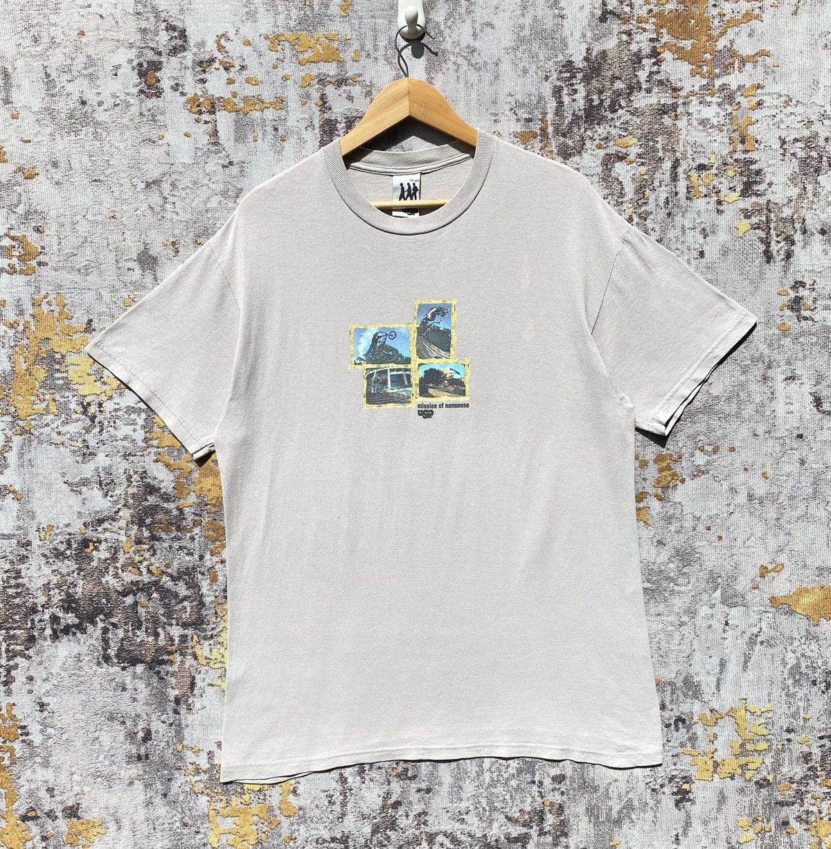 Vintage Vintage 90s UGP Mission Of Nonsense BMX Underground Shirt Size US L / EU 52-54 / 3 - 1 Thumbnail