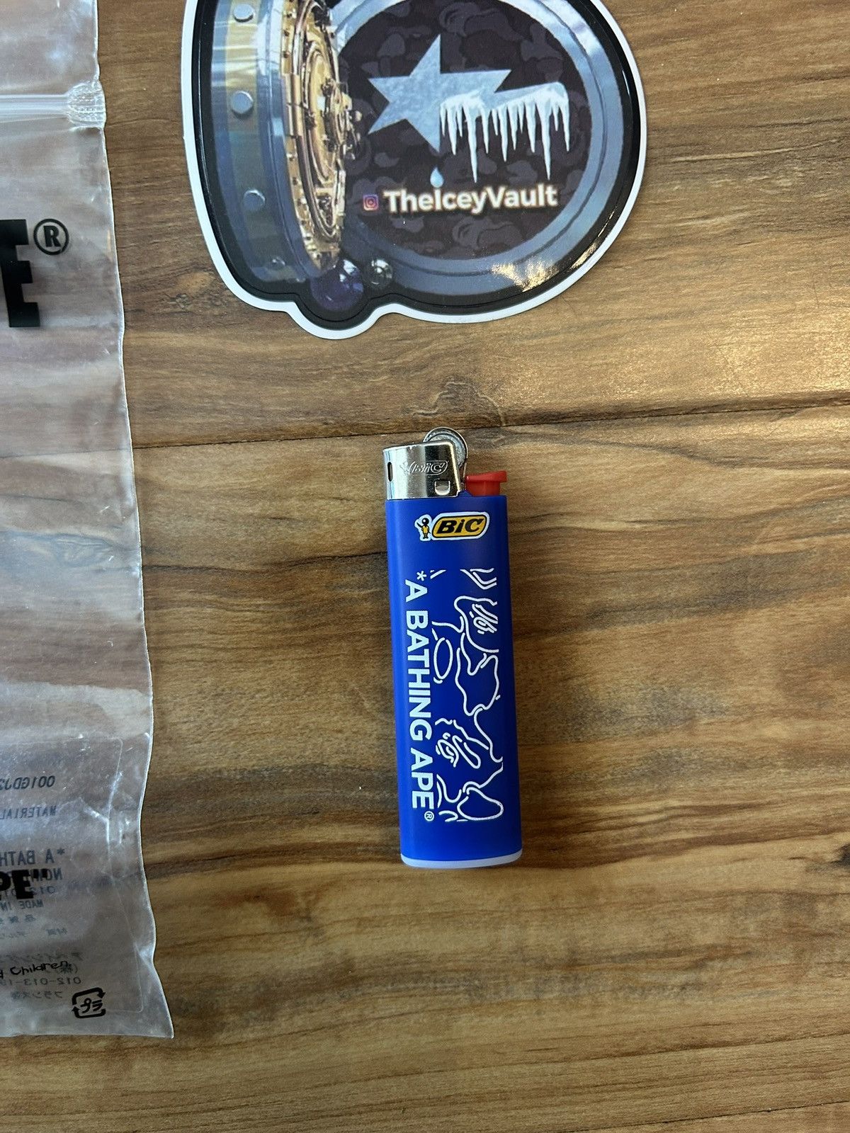 Bape NEW Bape Blue Camo Slim Bic Lighter Size ONE SIZE - 2 Thumbnail