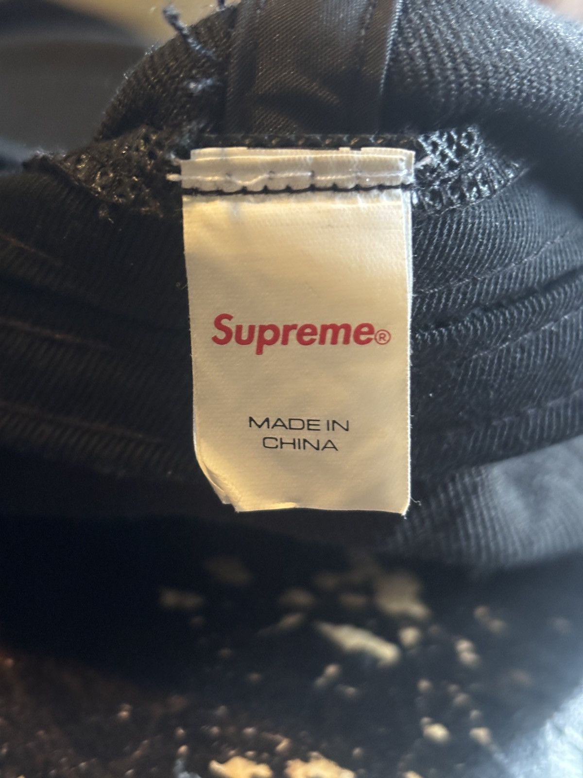 Supreme Supreme Aphex Twin 6-Panel Hat, Black Size ONE SIZE - 8 Thumbnail