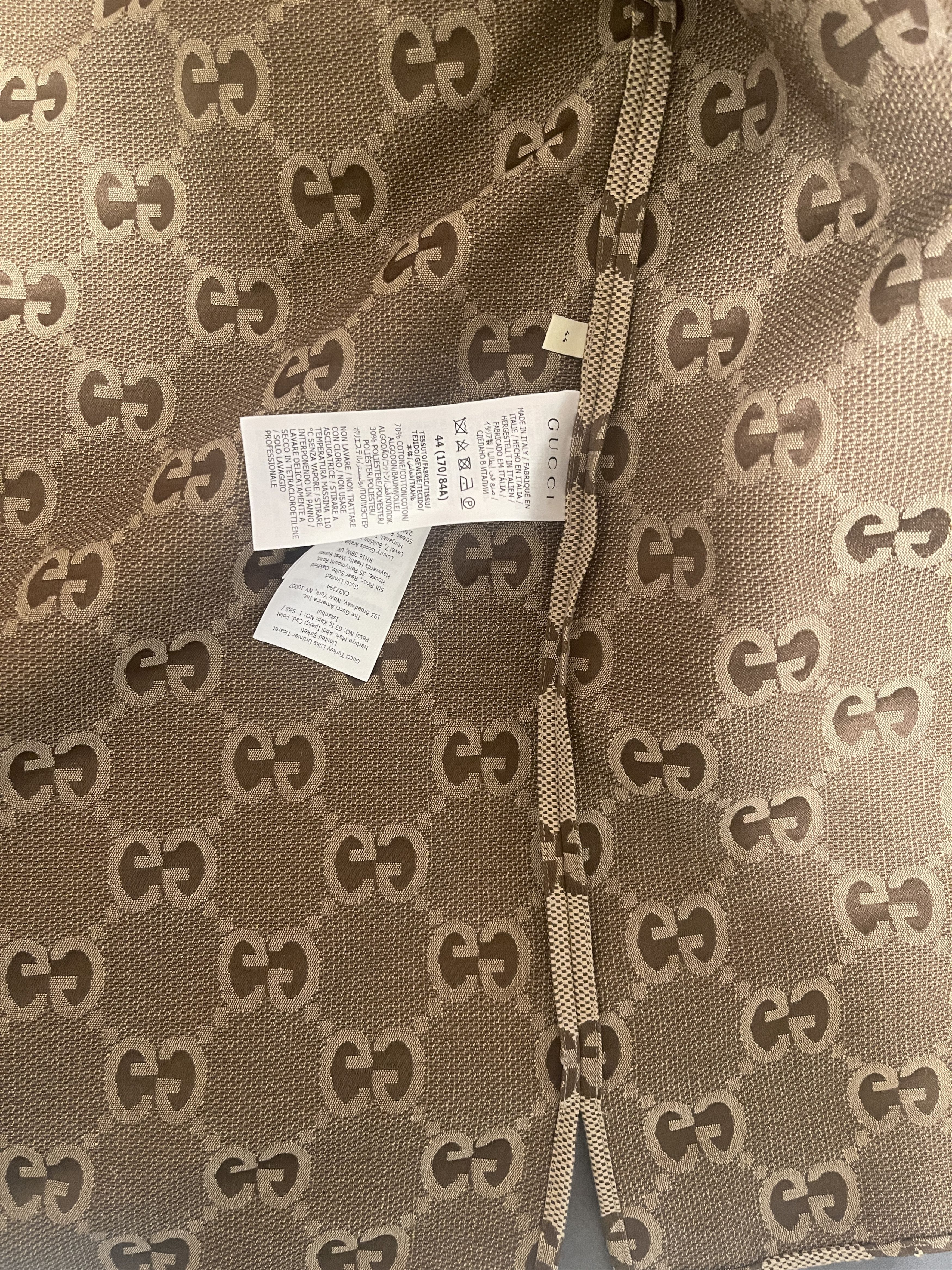 Gucci Gucci Maxi GG canvas shirt Size US S / EU 44-46 / 1 - 6 Thumbnail