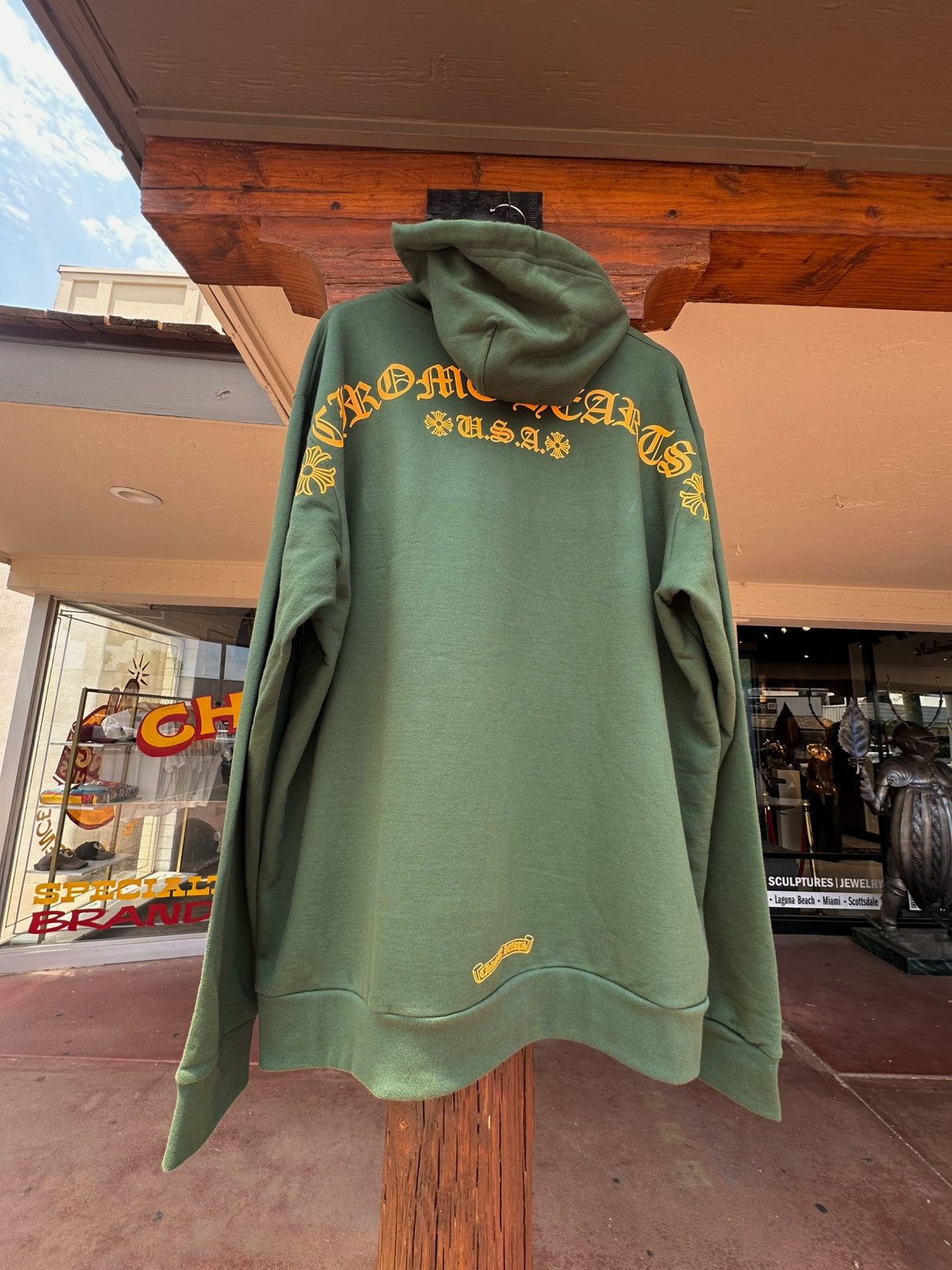 TBAR 25SS◆CHROME Green/Orange パーカー HEARTS◆グリーン