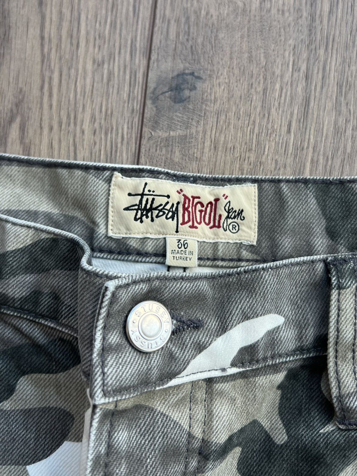 Stussy Stussy Denim Snow Camo Big Ol Jeans 36 Size US 36 / EU 52 - 3 Thumbnail