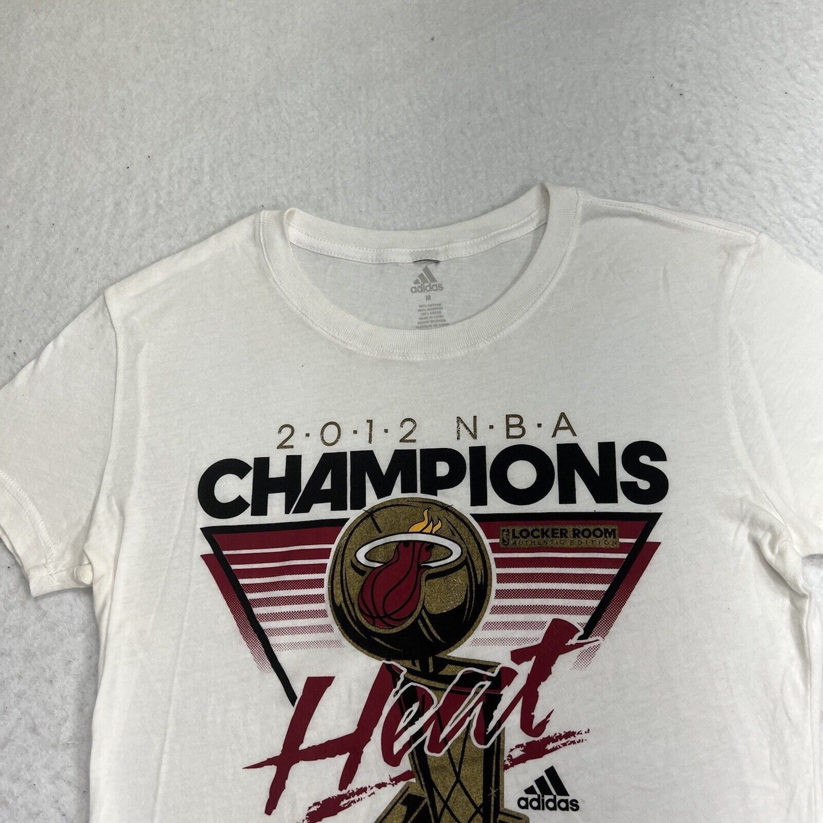 Adidas Adidas NBA Miami Heat Medium Locker Room Champions T Shirt Size M / US 6-8 / IT 42-44 - 2 Thumbnail