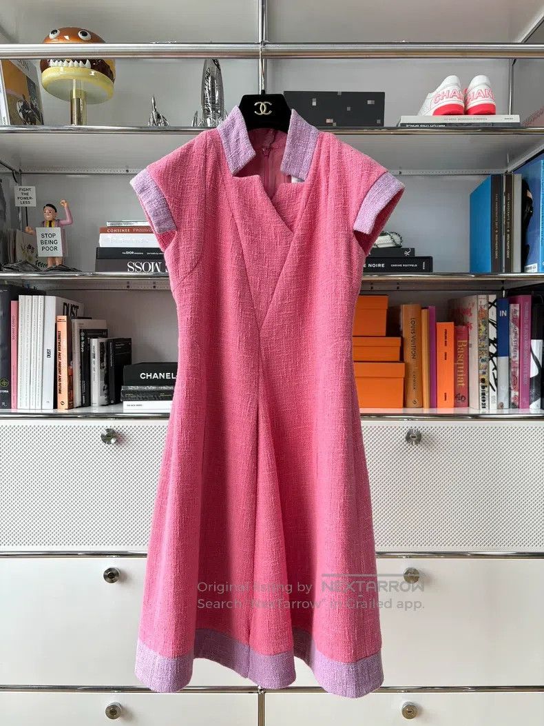 Chanel Chanel Seoul series pink purple short-sleeved dress Size XS / US 0-2 / IT 36-38 - 1 Thumbnail