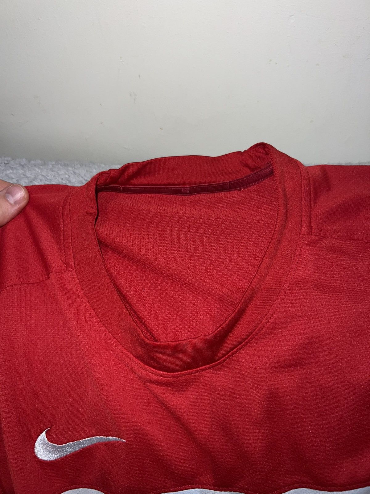 Nike 2009 Spartak Moscow Home Shirt Size US L / EU 52-54 / 3 - 4 Thumbnail