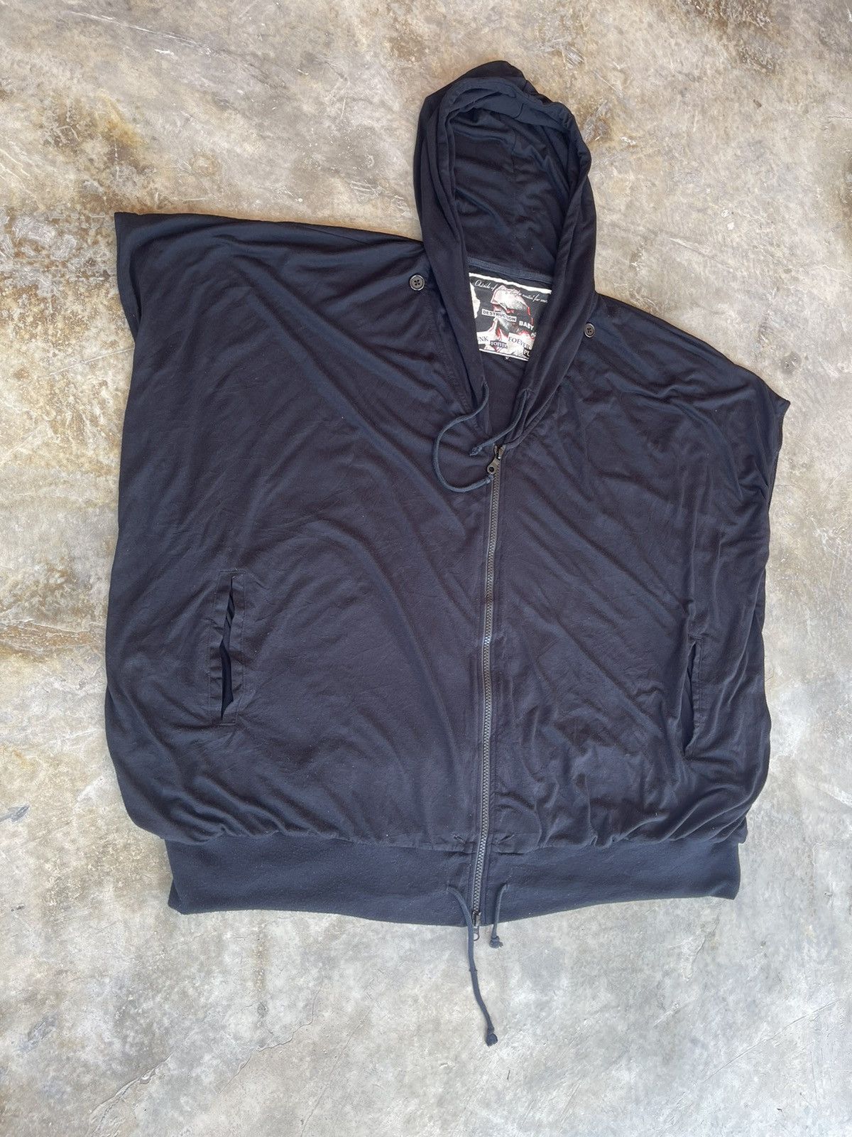 If Six Was Nine Vintage PPFM Punk Foever Destruction Baby Hoodie Poncho Size US L / EU 52-54 / 3 - 3 Thumbnail