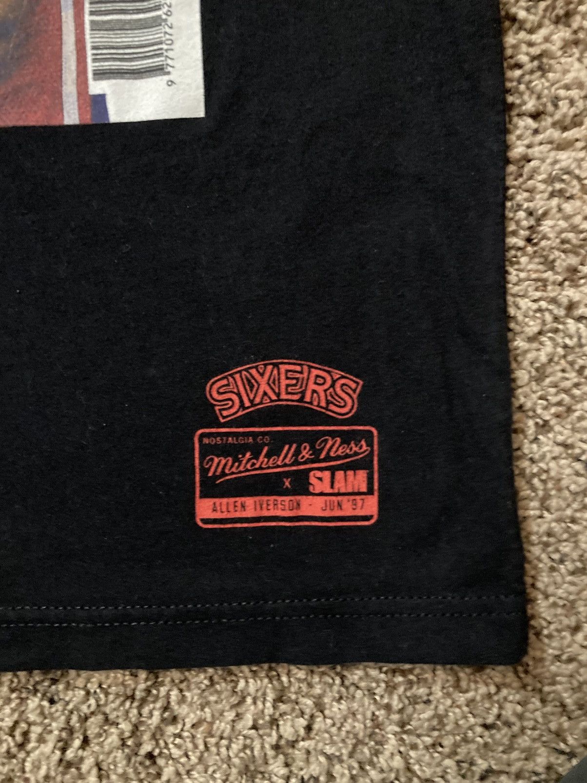 Designer × Vintage Mitchell & Ness Allen Iverson MENS Size S Sixers 97 Tshirt Size US S / EU 44-46 / 1 - 5 Thumbnail