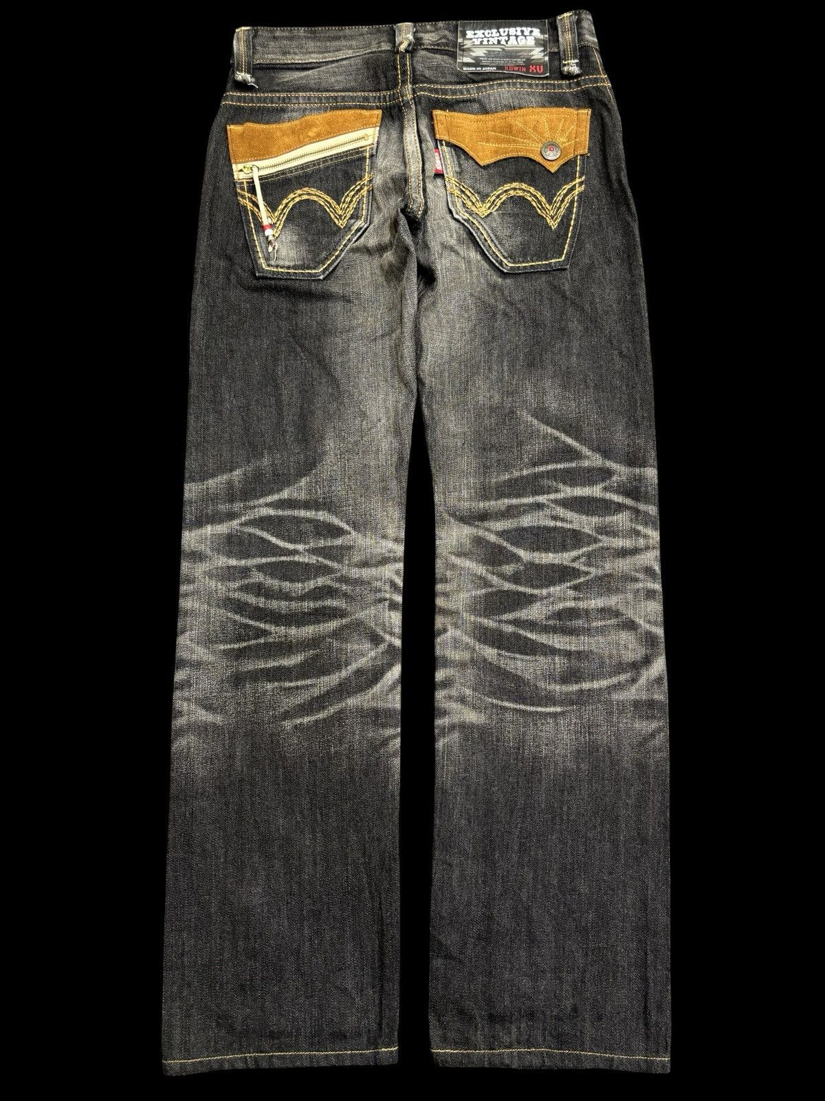 Edwin 💥Raw Fades💥Edwin 423XVS Raw Artisanal Fades Denim F480 Size US 31 - 2 Thumbnail