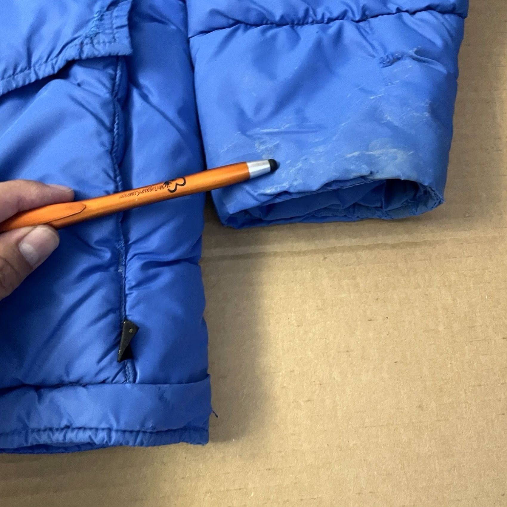 Vintage VINTAGE Woolrich Jacket Adult Large Blue Snap Button Pockets Quilted 60s Mens Size US L / EU 52-54 / 3 - 5 Thumbnail