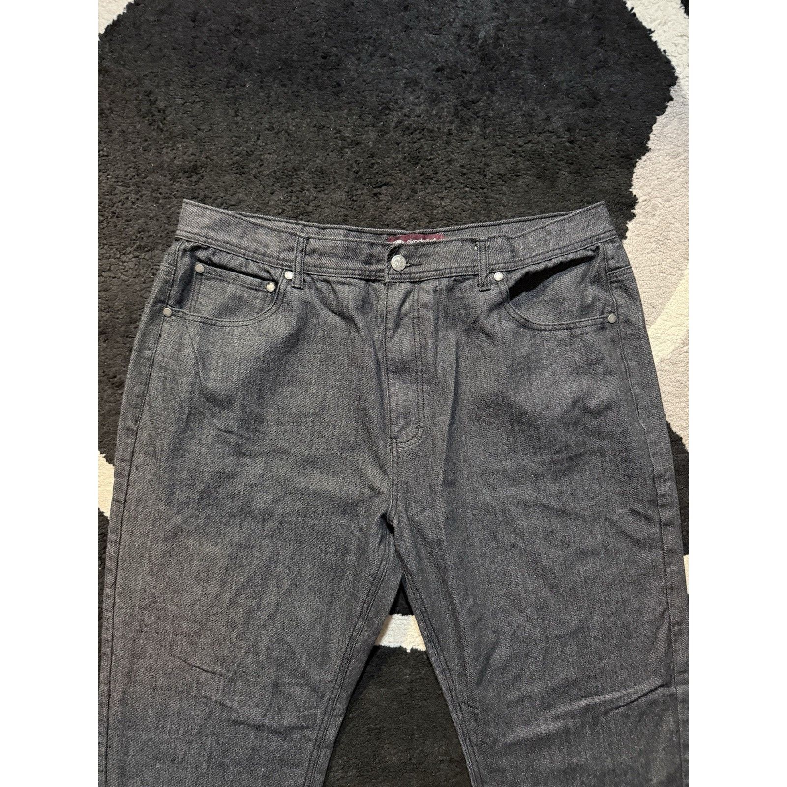 Akademiks Akademiks Baggy Fit Denim Jeans 42x32 Gray Y2K Streetwear Size US 42 / EU 58 - 8 Thumbnail