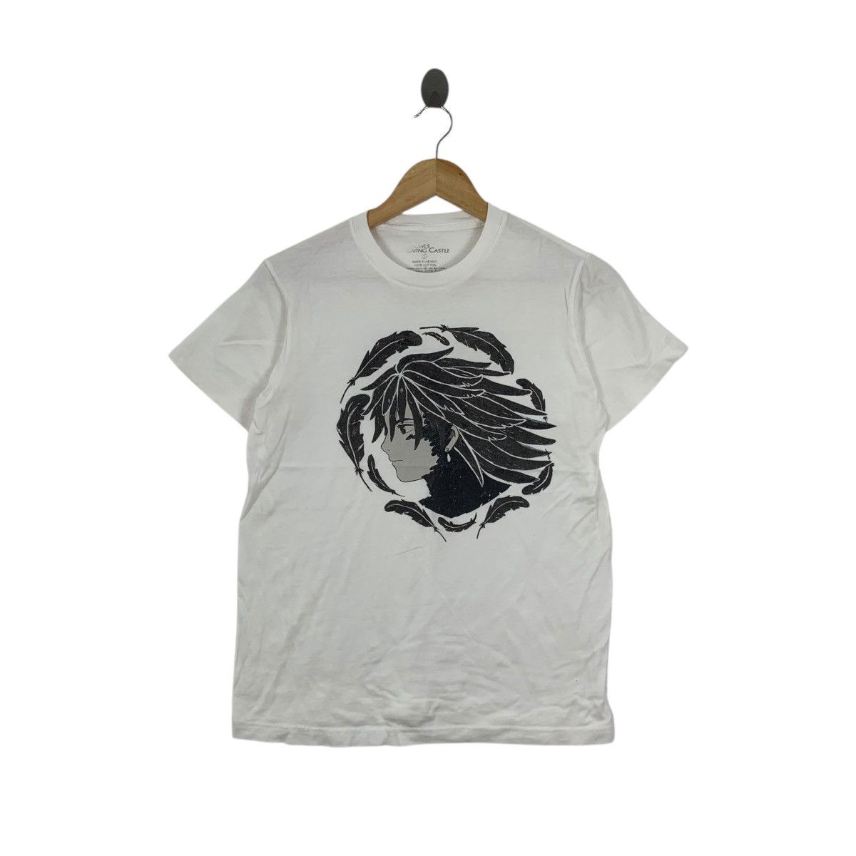 Vintage Vintage HOWL’S MOVING CASTLE Hayao Miyazaki Wizard Tee Shirt Size S / US 4 / IT 40 - 1 Thumbnail