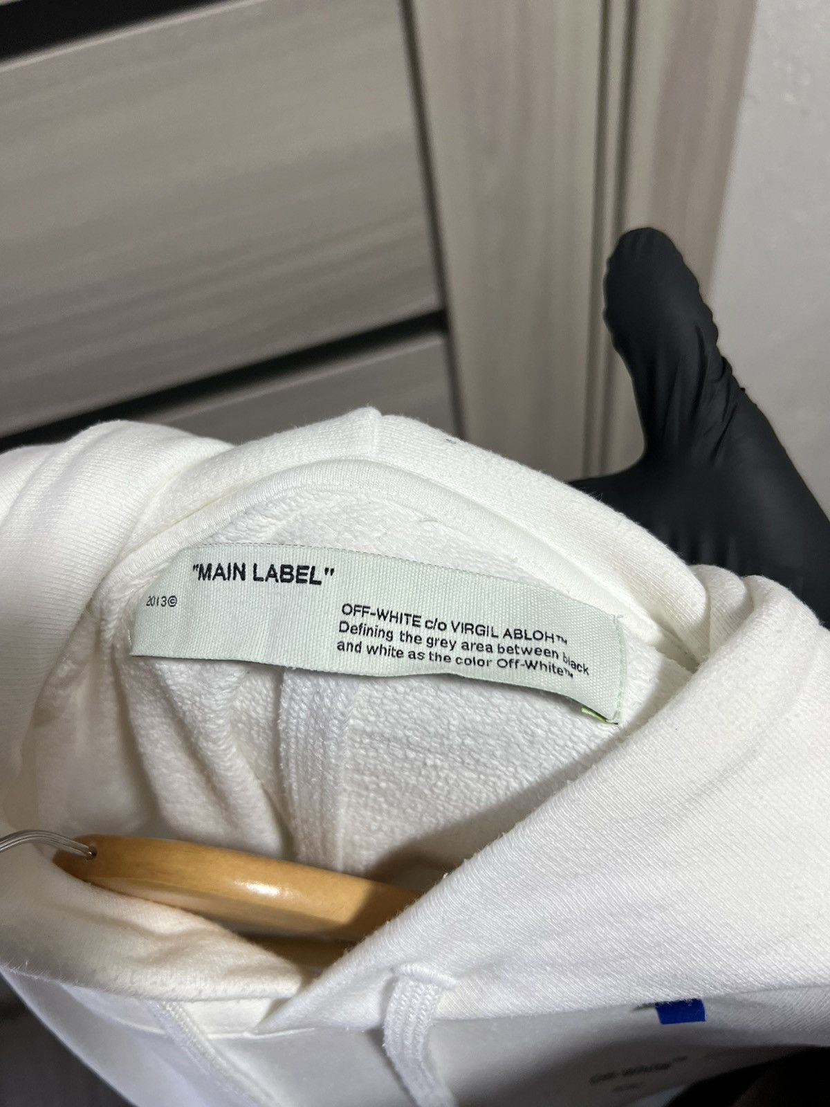 Off-White Off-White Unfinished Arrows White Hoodie Size US M / EU 48-50 / 2 - 14 Thumbnail