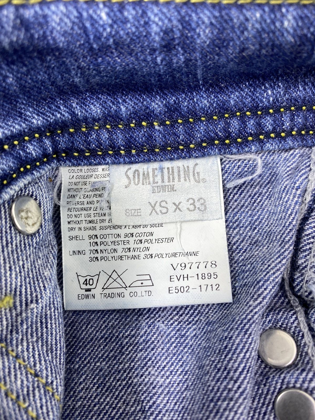 Japanese Brand Vienus Jeans Elegance by Something Edwin Flare Danim - J1012 Size 27" / US 4 / IT 40 - 10 Thumbnail