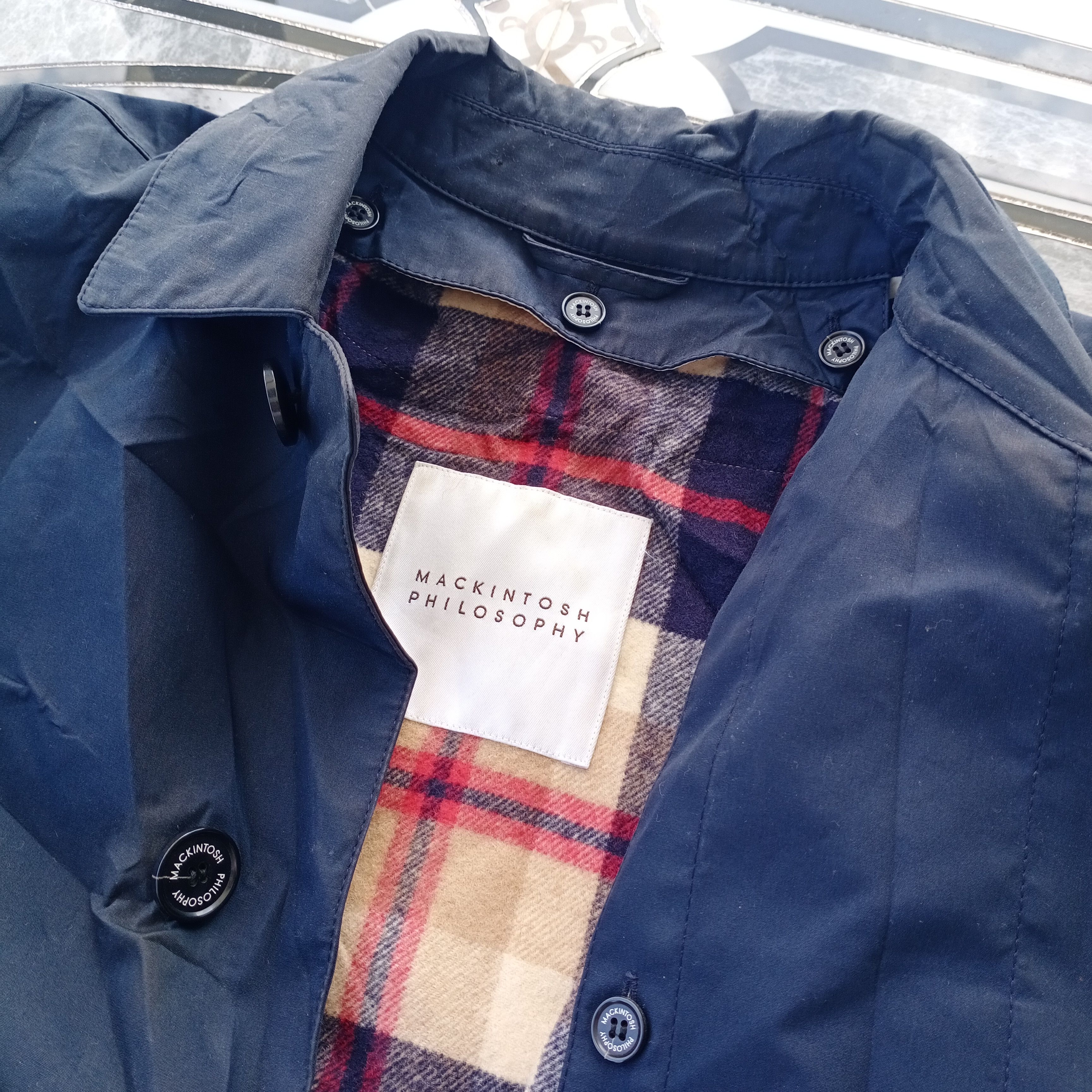 Designer × Mackintosh × Vintage Mackintosh Philosophy Duncan Raincoat Jacket Tartan Size US M / EU 48-50 / 2 - 3 Thumbnail