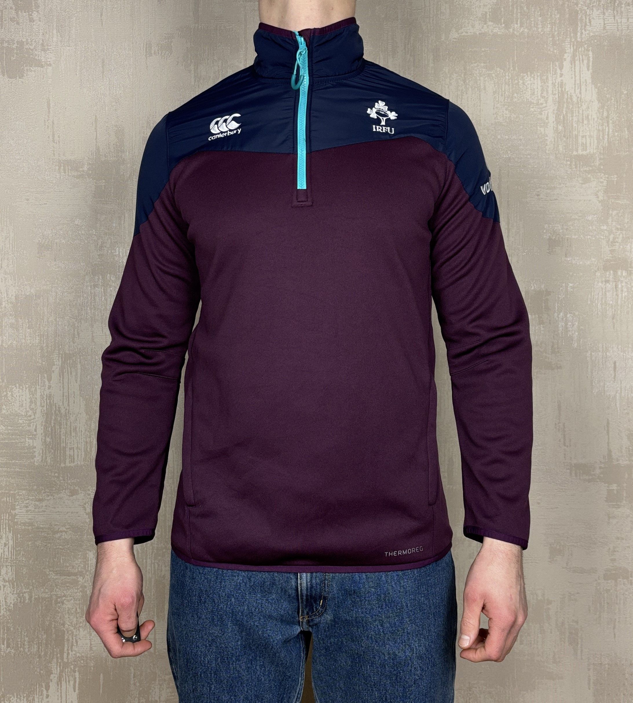 Canterbury of New Zealand Canterbury Thermoreg Rugby Ireland IRFU Training Pullover Size US L / EU 52-54 / 3 - 2 Thumbnail