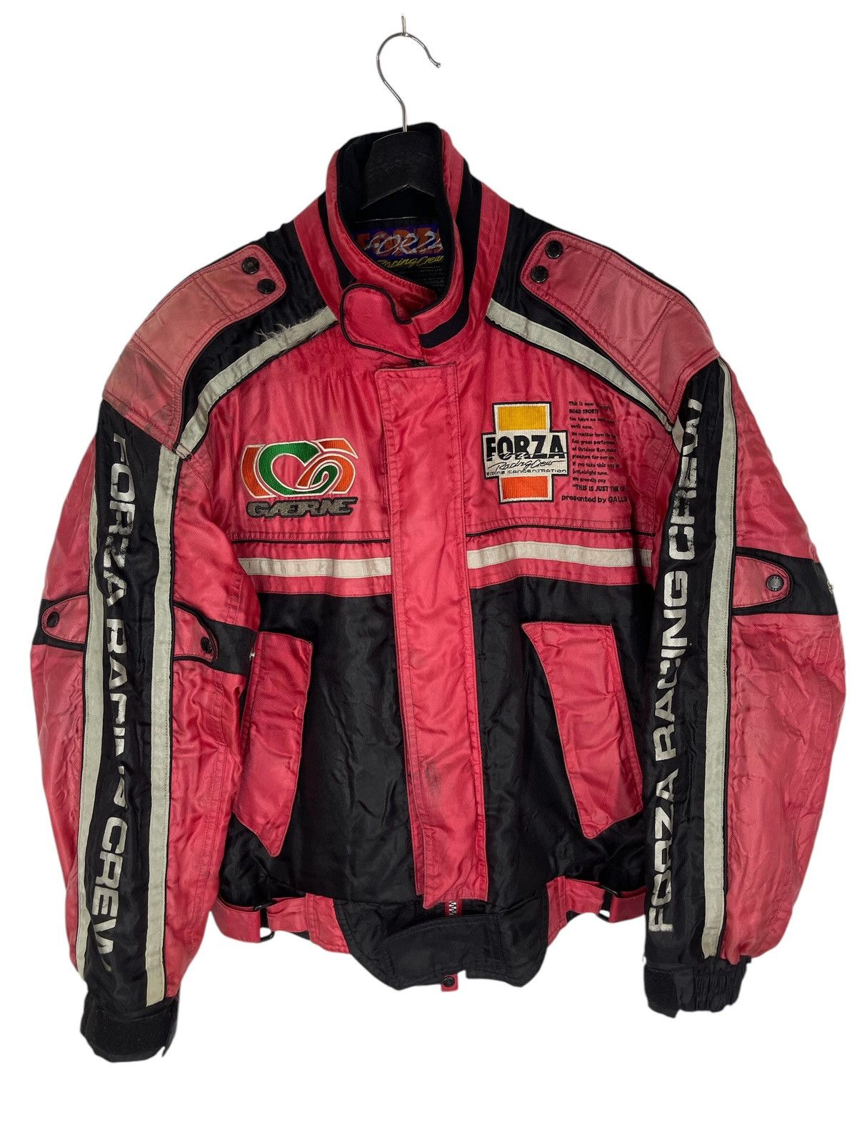 Vintage VINTAGE FORZA RACING CREW BIKER JACKET Size US L / EU 52-54 / 3 - 2 Thumbnail