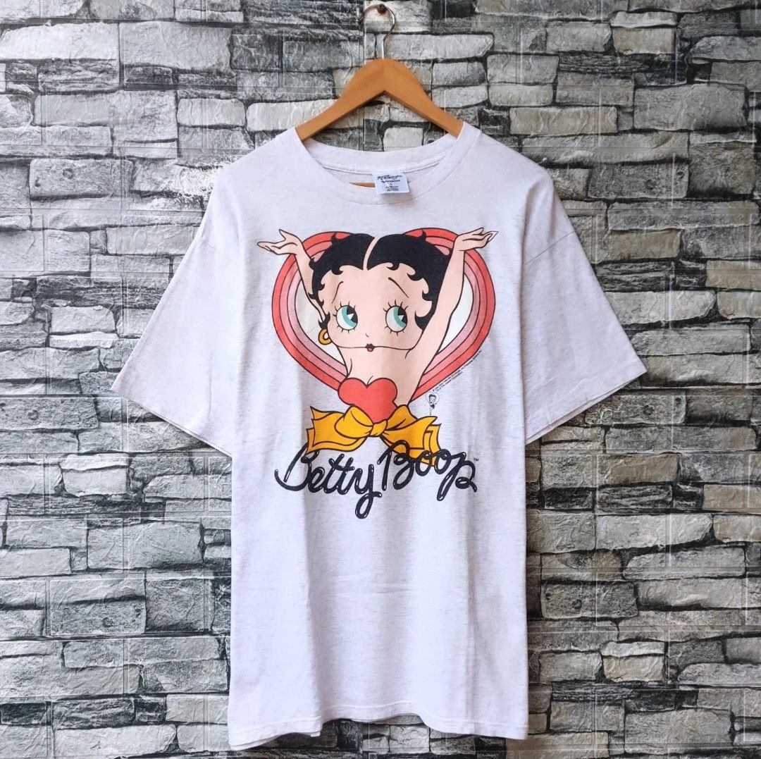 Cartoon Network Vtg 90s Betty Boop Tshirt Size US L / EU 52-54 / 3 - 1 Thumbnail