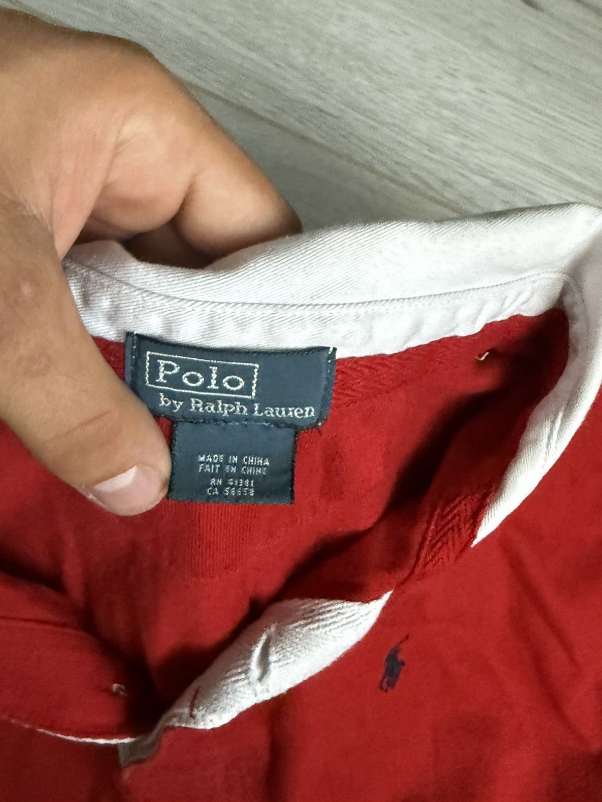 Polo Ralph Lauren Vintage Polo Ralph Lauren striped rugby shirt Size US M / EU 48-50 / 2 - 4 Thumbnail