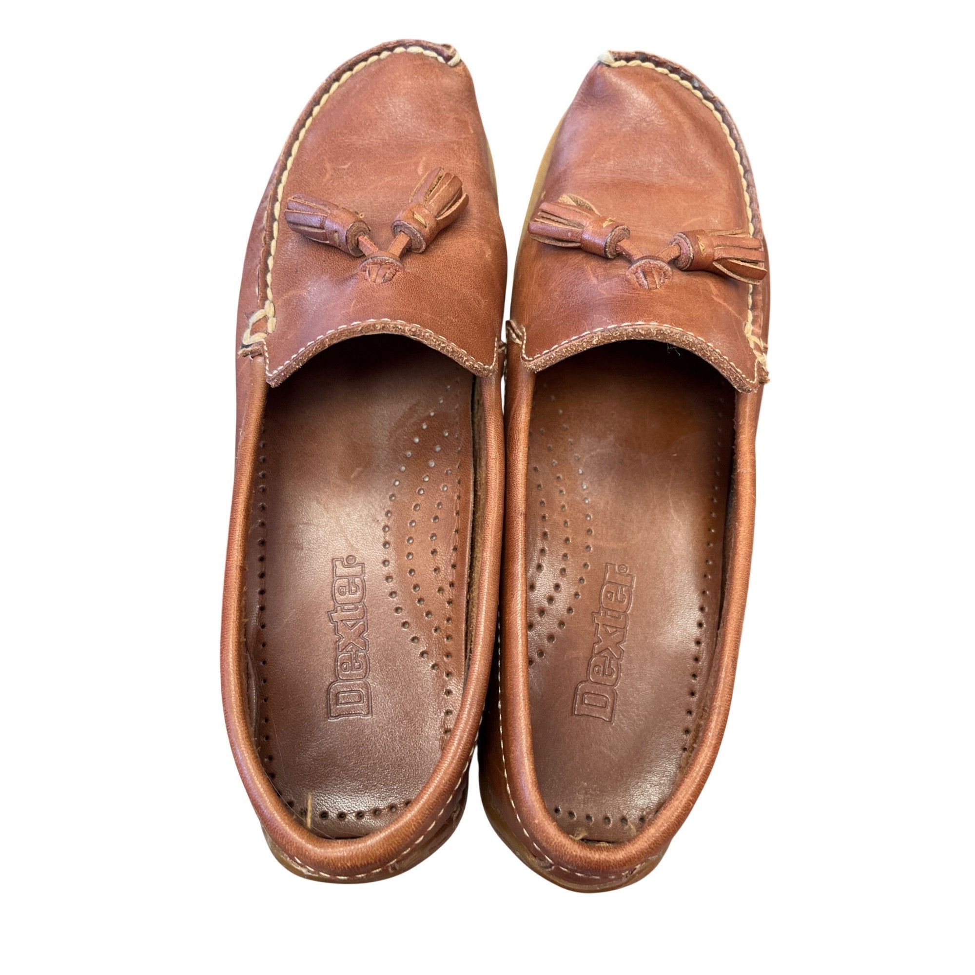 Dexter Shoe Company Dexter wms brown leather handmade dress casual loafers sz 8M Size US 8 / IT 38 - 15 Thumbnail