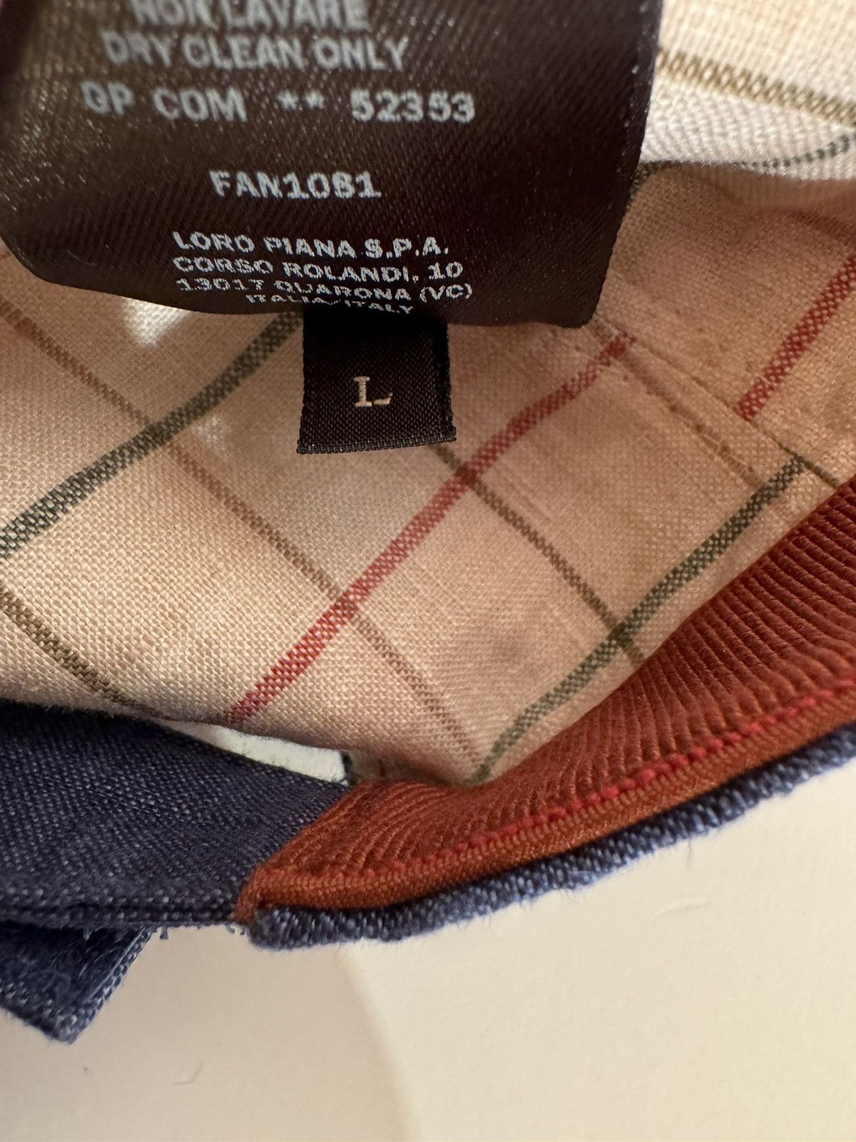 Loro Piana Linen hat size L Size ONE SIZE - 2 Thumbnail