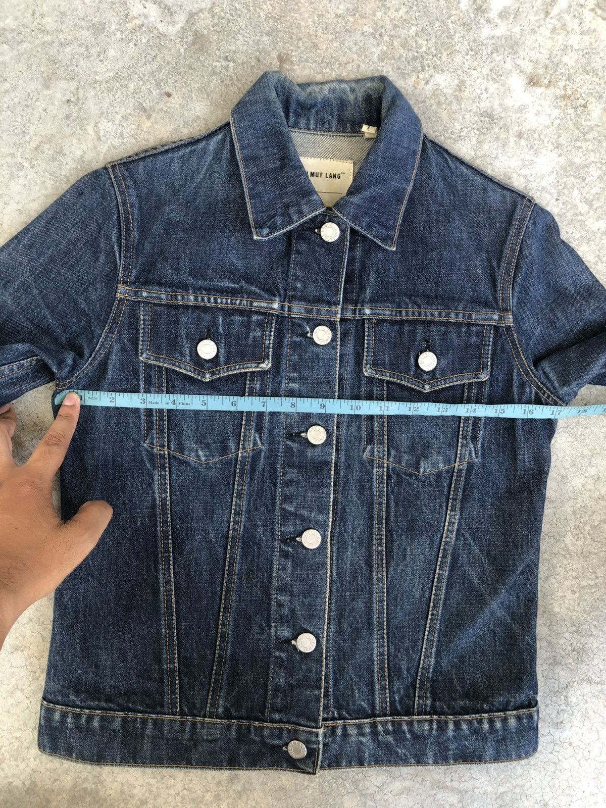 Helmut Lang Helmut Lang Denim Jacket Classic Denim Distressed Size US XS / EU 42 / 0 - 23 Thumbnail