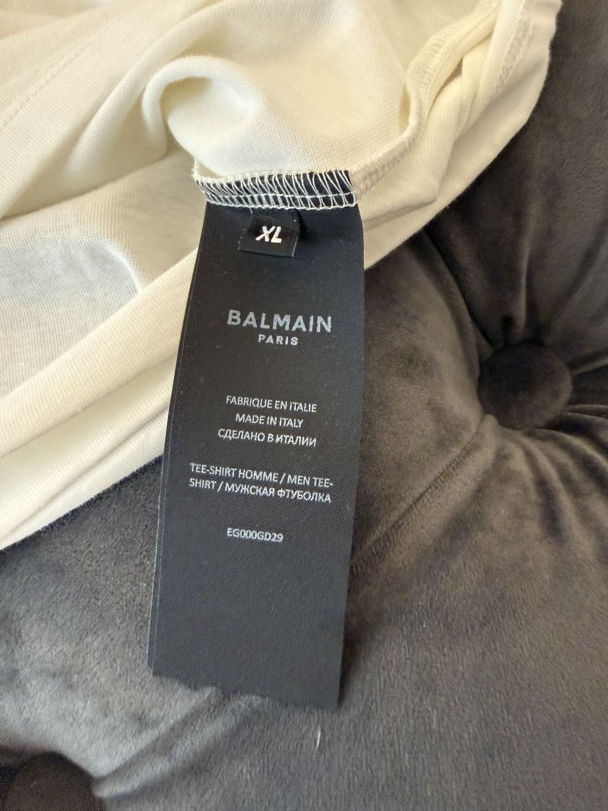 Balmain Balmain t-shirt Size US XL / EU 56 / 4 - 5 Thumbnail
