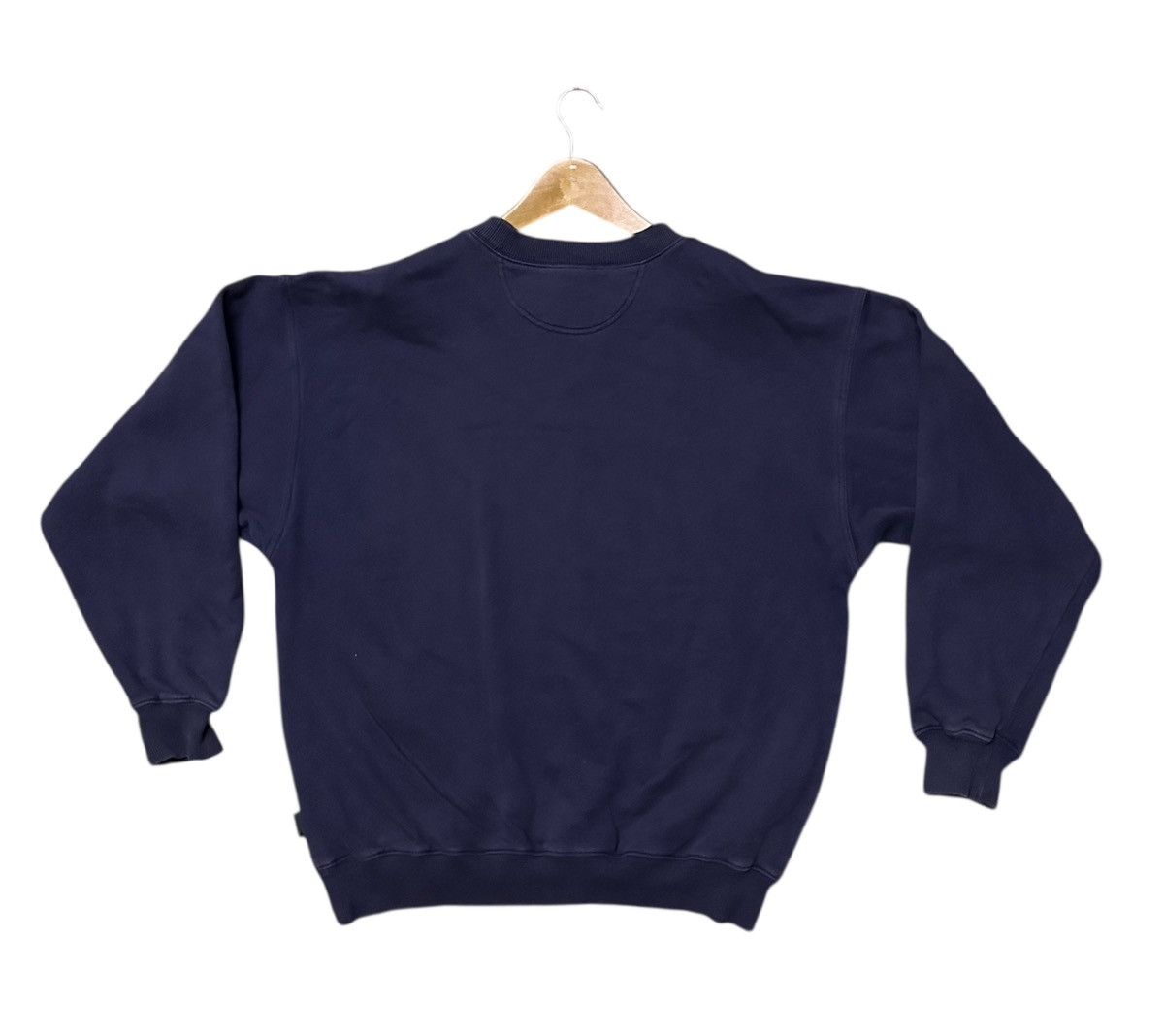 Adidas vintage Adidas navy blue crewneck sweatshirt Size US L / EU 52-54 / 3 - 3 Thumbnail