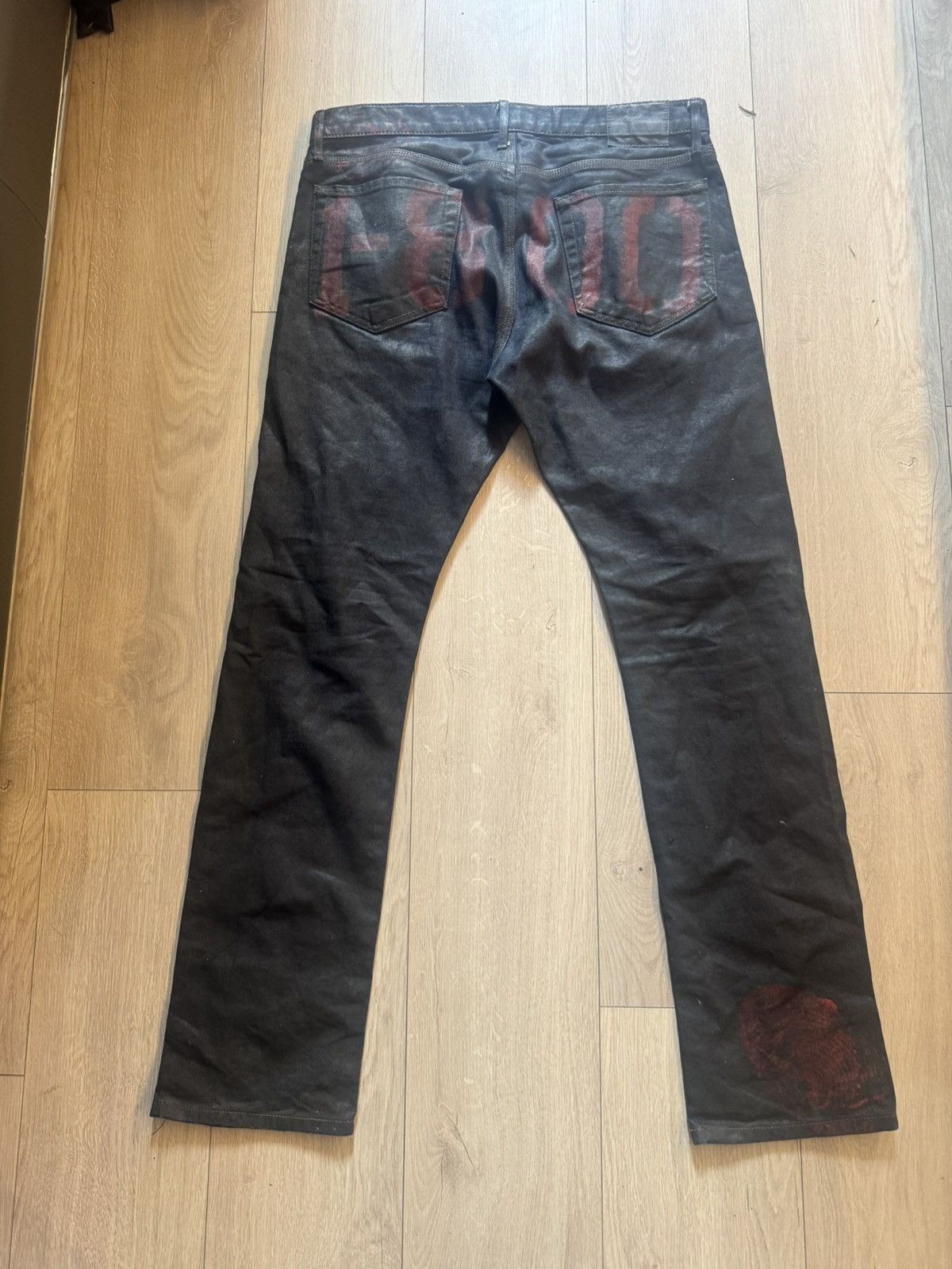 Other Kennedy Denim Co. “1800” Waxed Denim Size US 34 / EU 50 - 2 Thumbnail