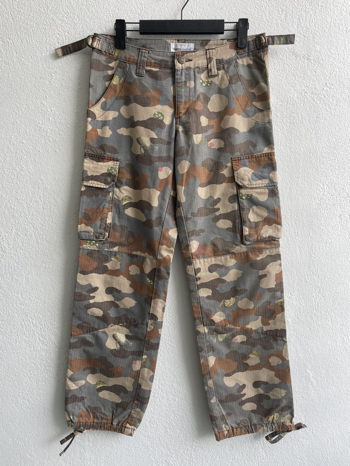 Issey Miyake Tsumori Chisato by Issey Miyake Ripstop Camo Cargo Pants Size US 29 - 1 Thumbnail