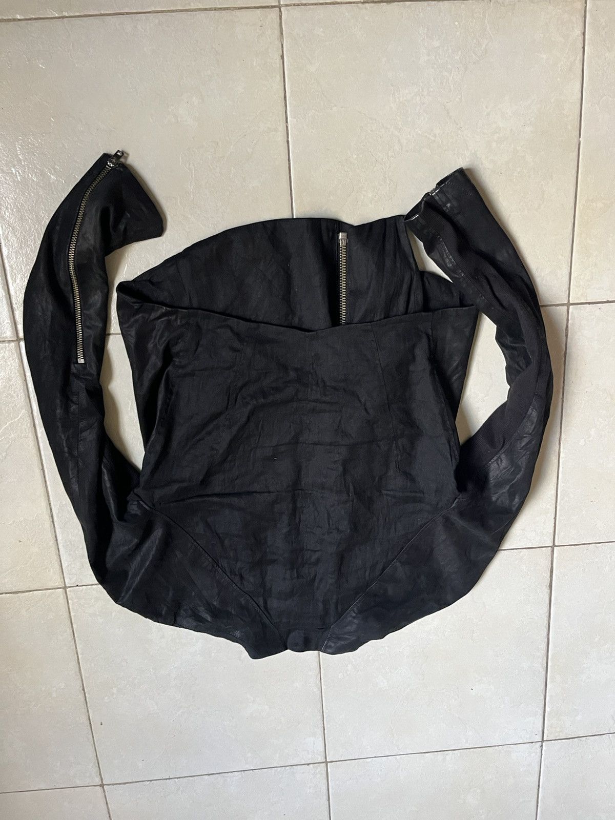 Helmut Lang Helmut lang asymmetric leather jacket Size M / US 6-8 / IT 42-44 - 12 Thumbnail