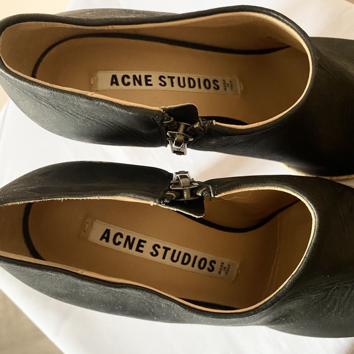 Acne Studios Acne Studios Black Snake Skin Heels Boots Office Vibe Y2K Size US 7 / IT 37 - 10 Thumbnail