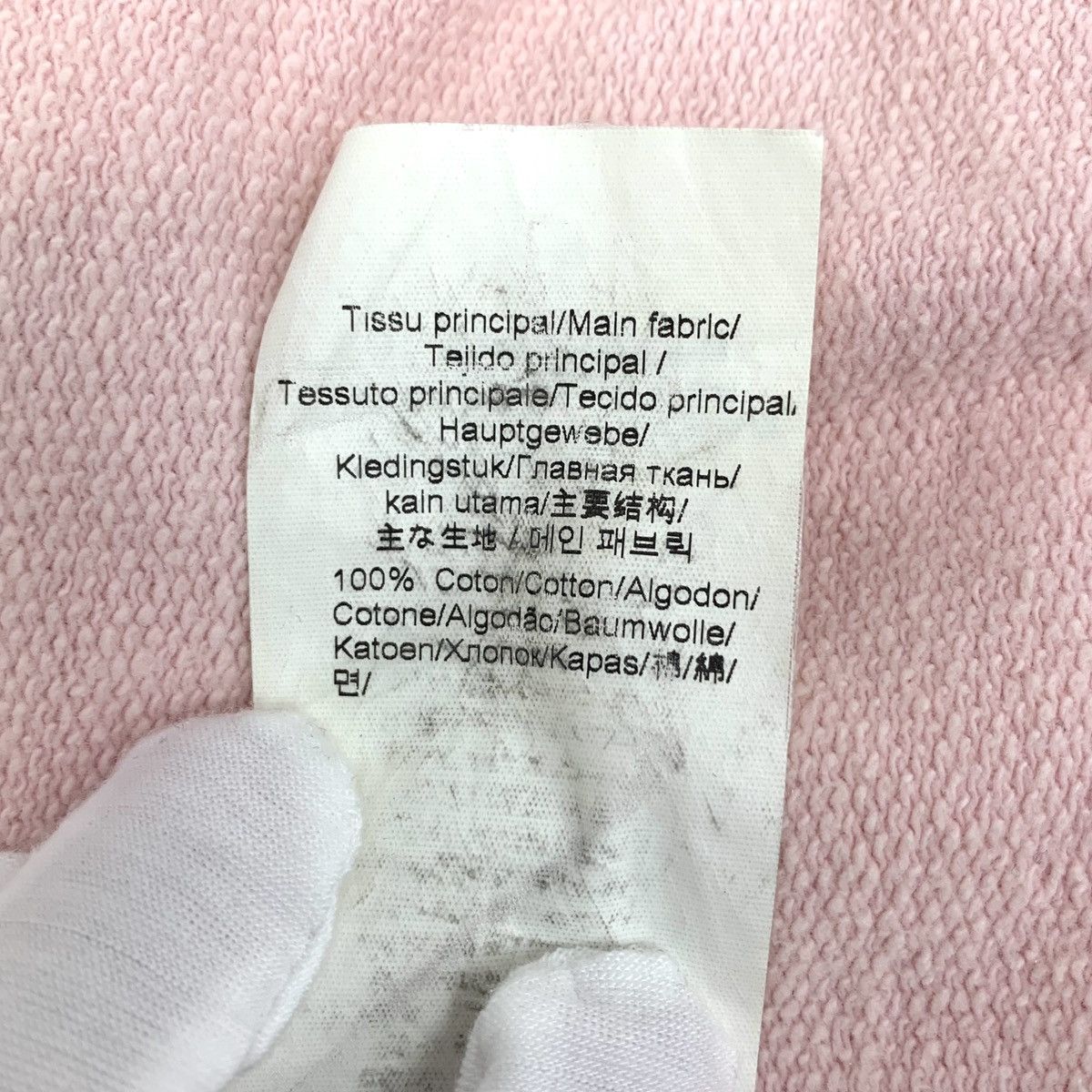 Kenzo Kenzo Pink Logo Letter Flocked Long Sleeve Sweatshirt K26WX Size XS / US 0-2 / IT 36-38 - 7 Thumbnail