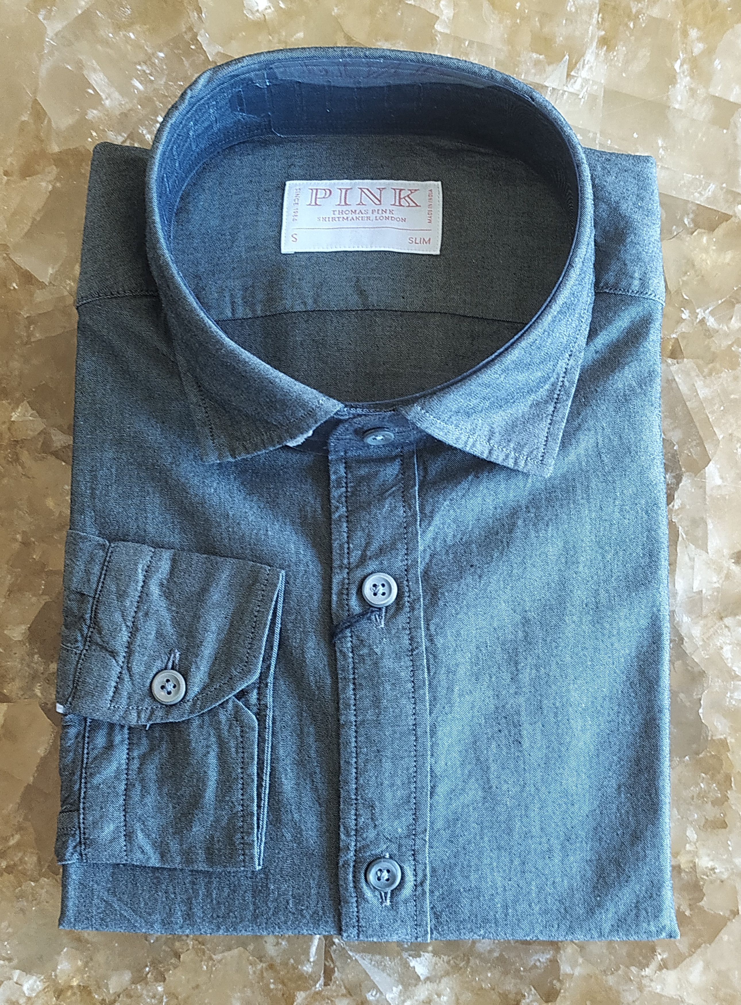 Thomas Pink Thomas Pink Formal Plain Shirt Free Shipping Worldwide T/116 Size US S / EU 44-46 / 1 - 1 Thumbnail