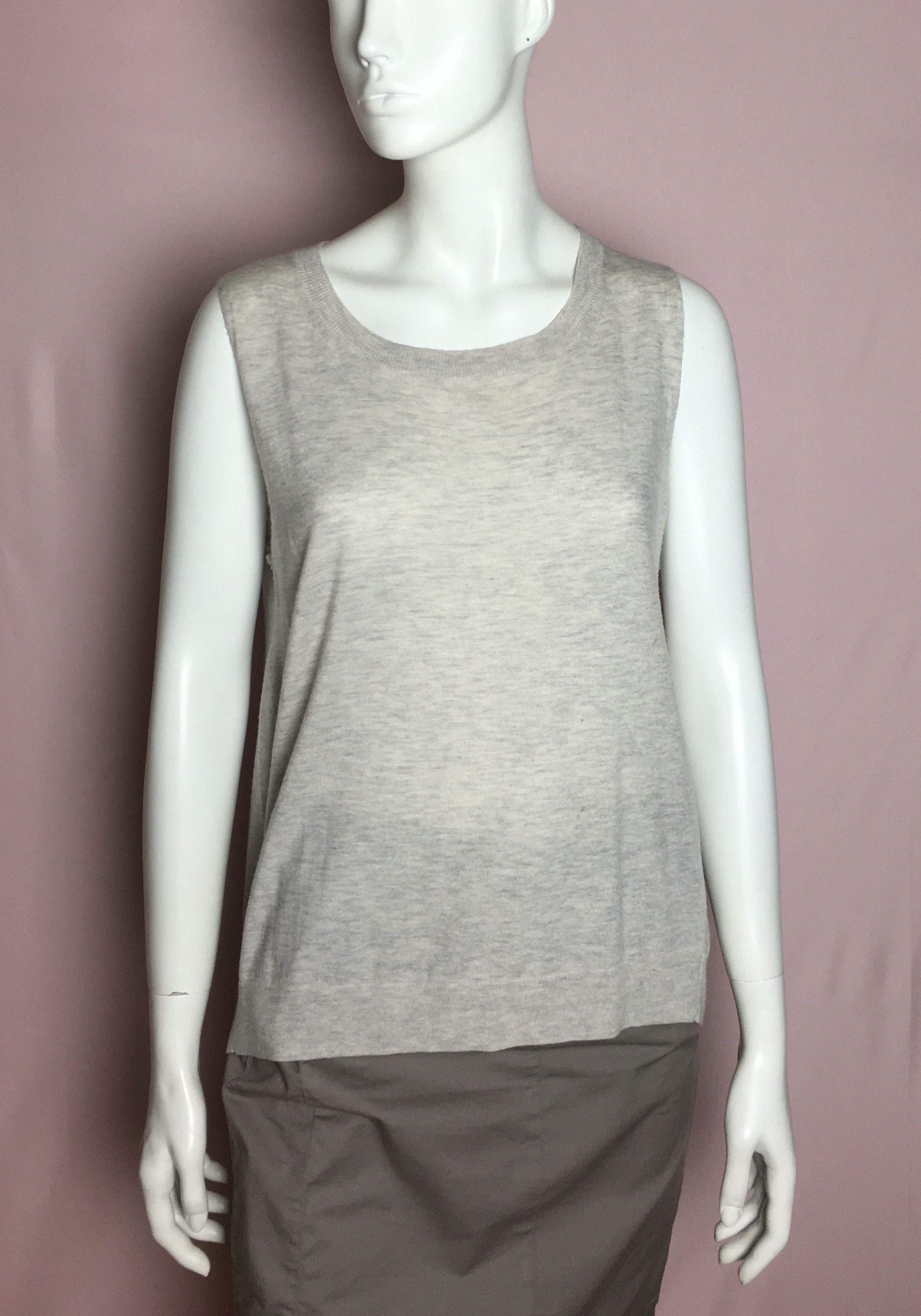 Other FFC Beige Wool Cashmere 2 pieces set Cardigan & Tank Top Size M / US 6-8 / IT 42-44 - 4 Thumbnail