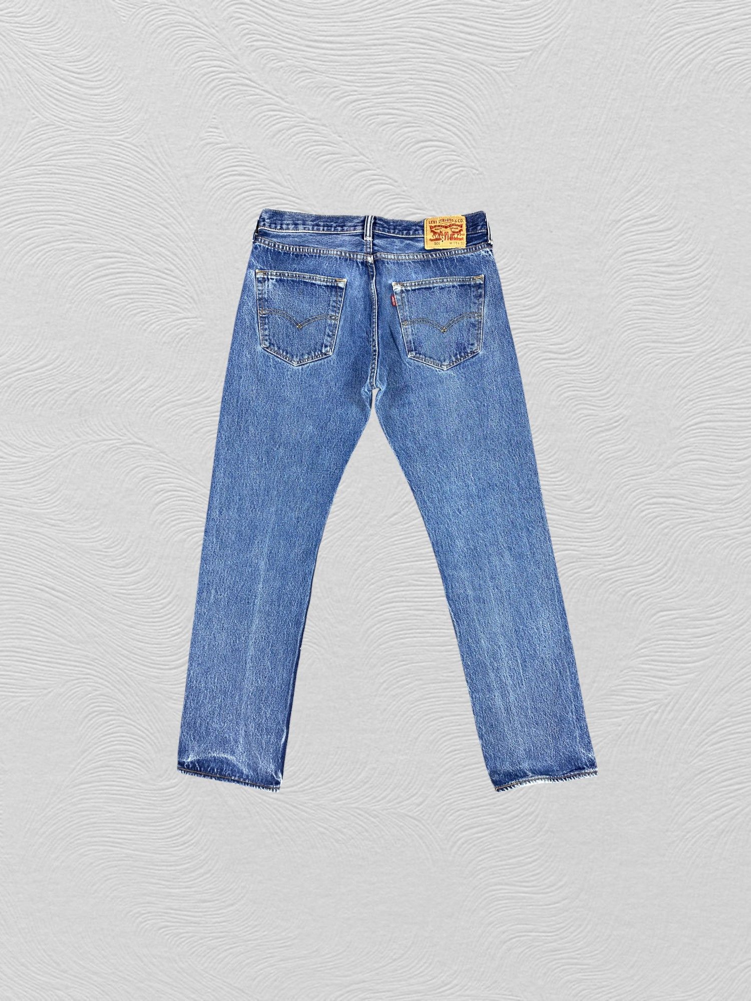 Japanese Brand Blue Vintage Levi's 501 Jeans 33x31 Denim -JN1688 Size US 33 - 2 Thumbnail