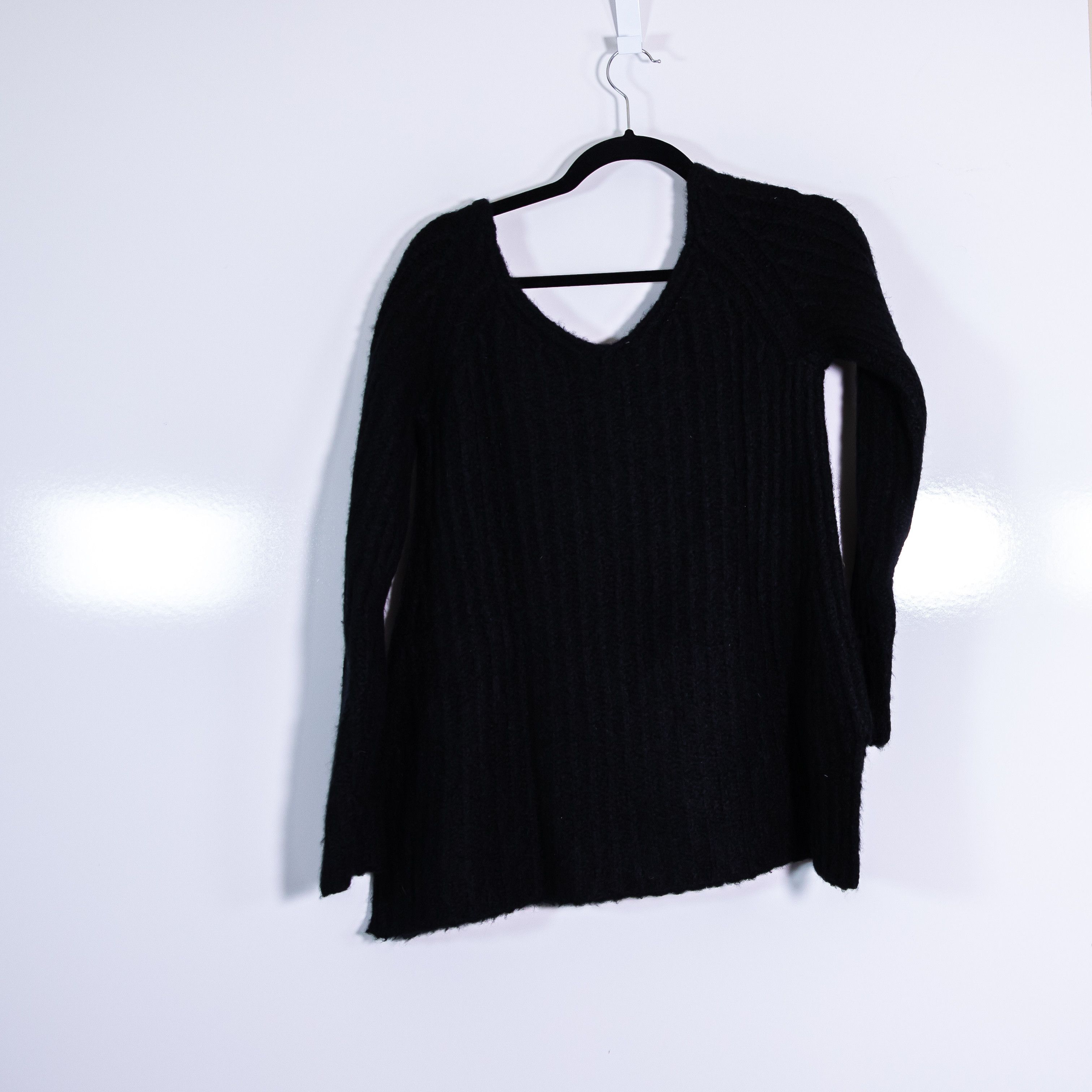 Donna Karan Donna Karan Cashmere Silk Fuzzy Knit V Size S / US 4 / IT 40 - 4 Thumbnail