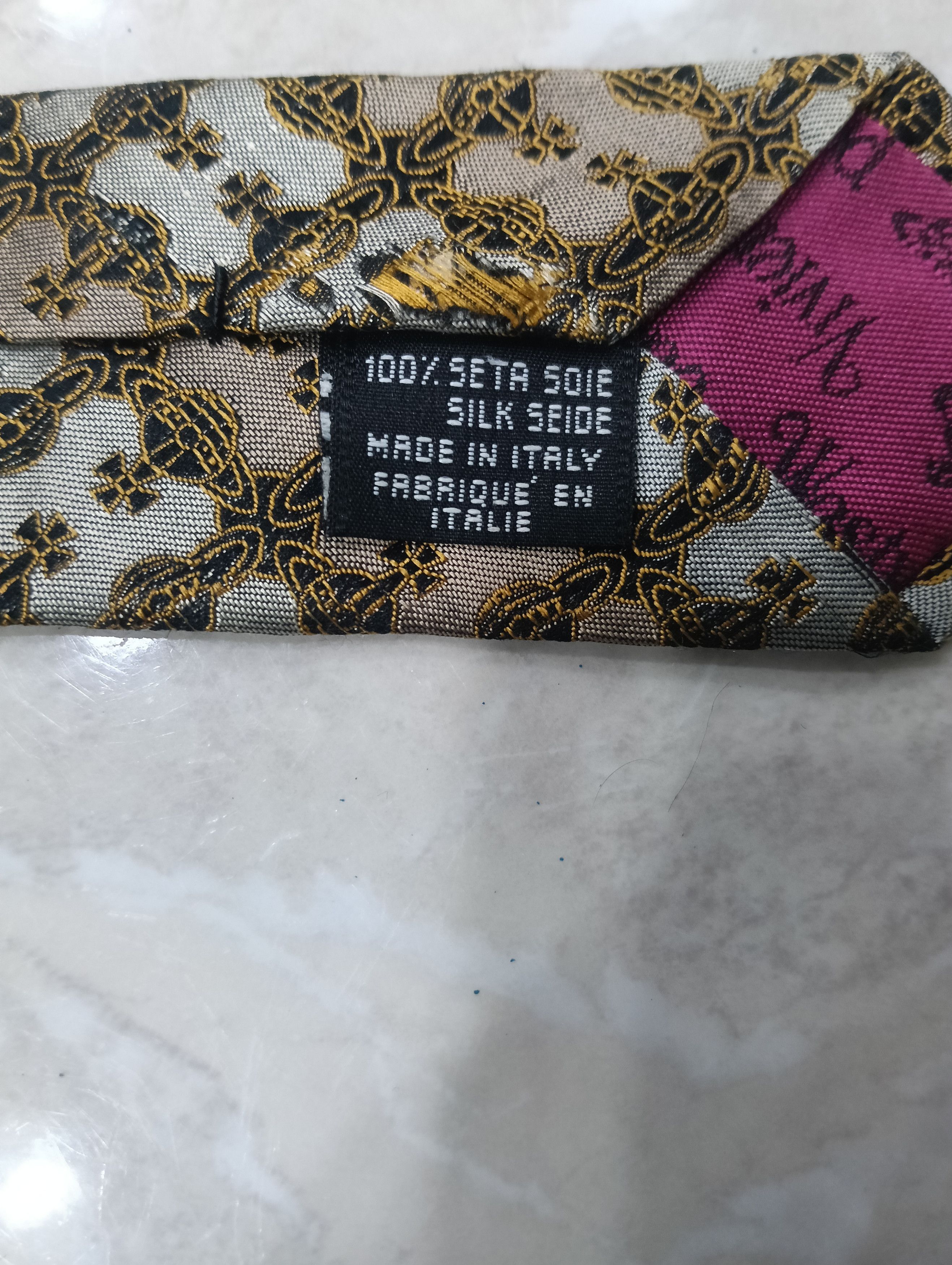 Vivienne Westwood Vivienne Westwood Monogram Tie Size ONE SIZE - 11 Thumbnail