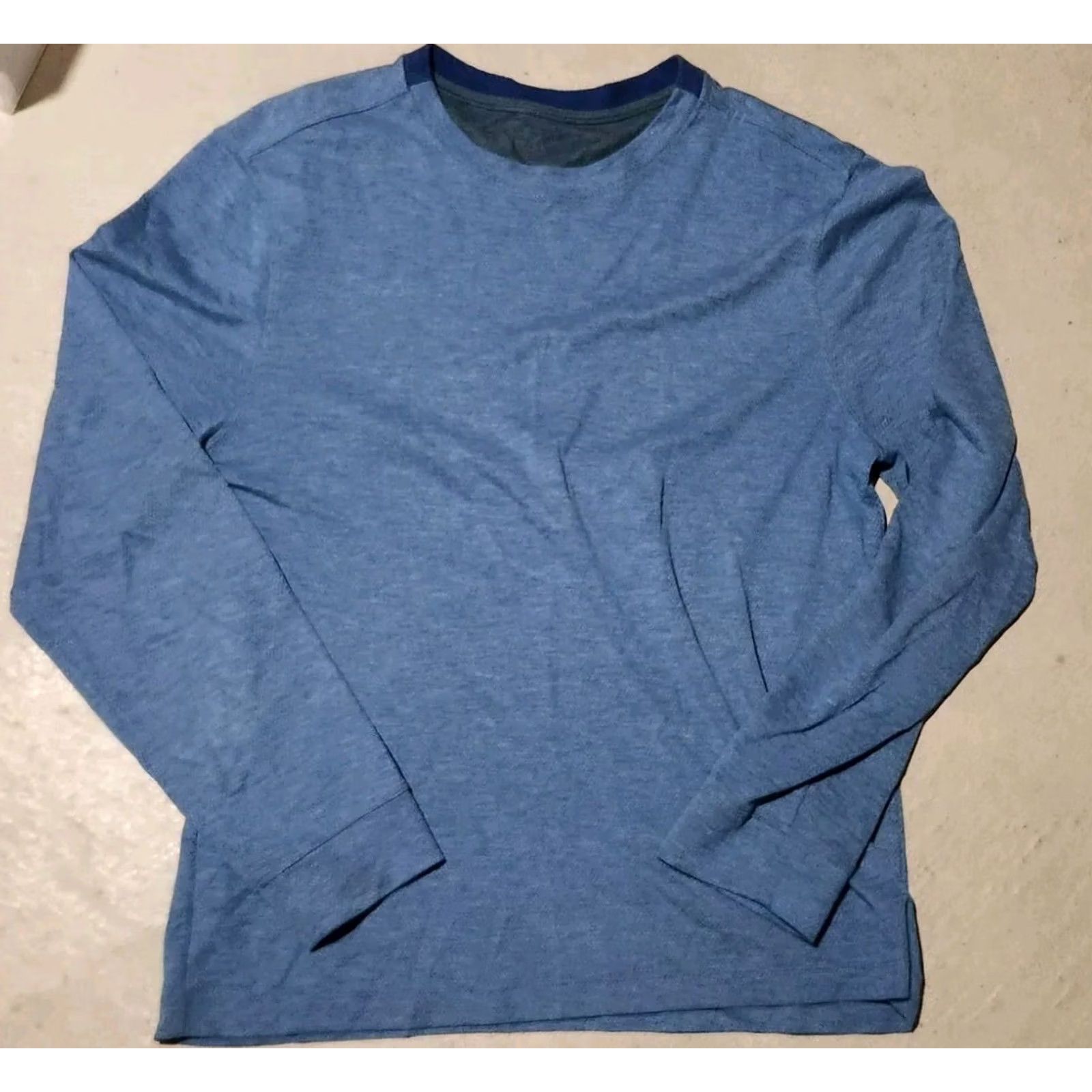 Lululemon Lululemon Sweater Mens M Blue Crew Neck Pullover Long Sleeve Stretch Athletic Regular Logo Casual Outdoor Sports Size US M / EU 48-50 / 2 - 2 Thumbnail