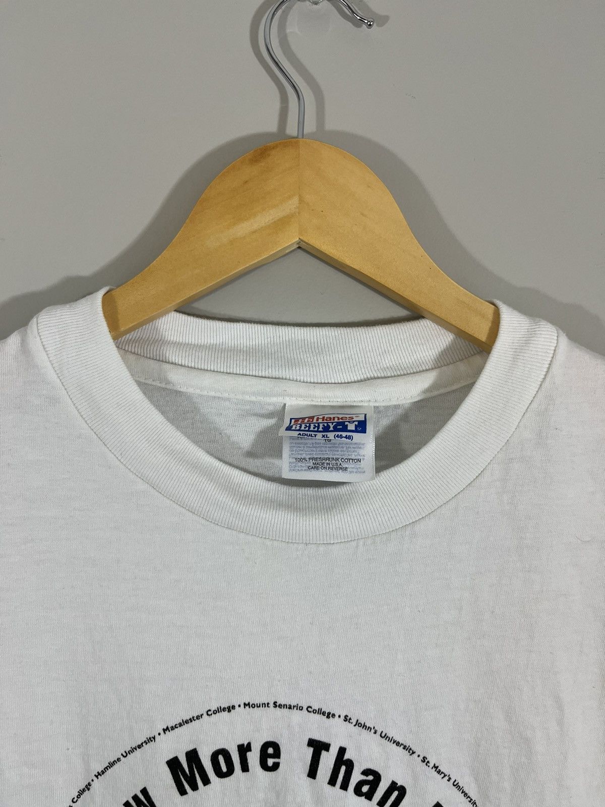 Vintage Single Stitch College University Tee Size US XL / EU 56 / 4 - 3 Thumbnail
