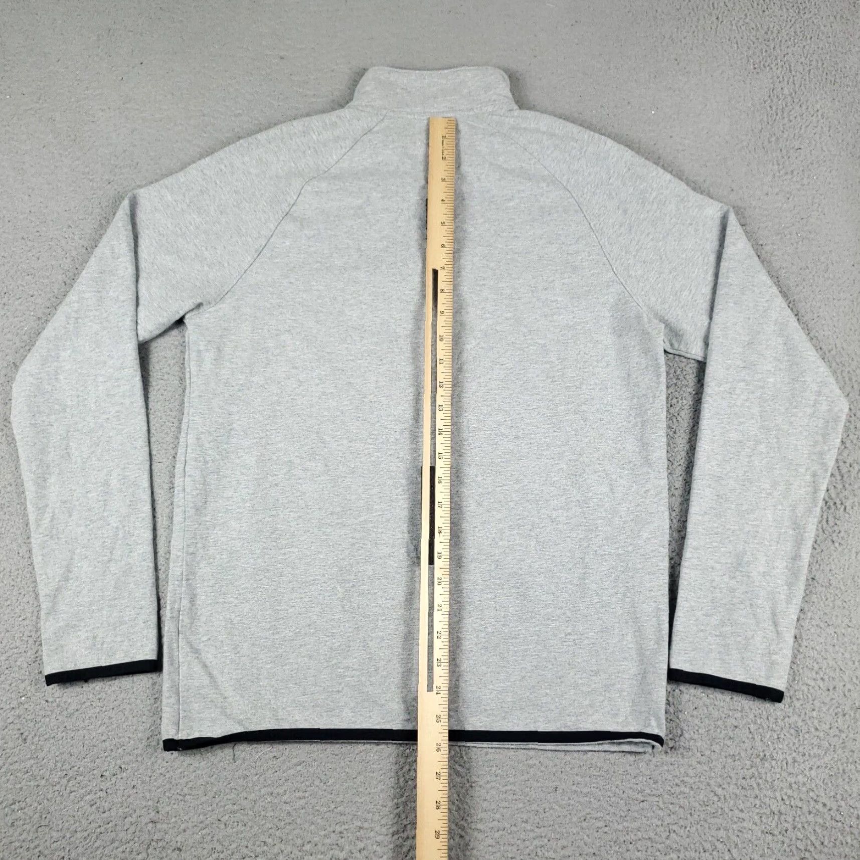 Reebok Reebok Mens Medium Gray 1/4 Zip Casual Pullover Sweatshirt Size US M / EU 48-50 / 2 - 5 Thumbnail