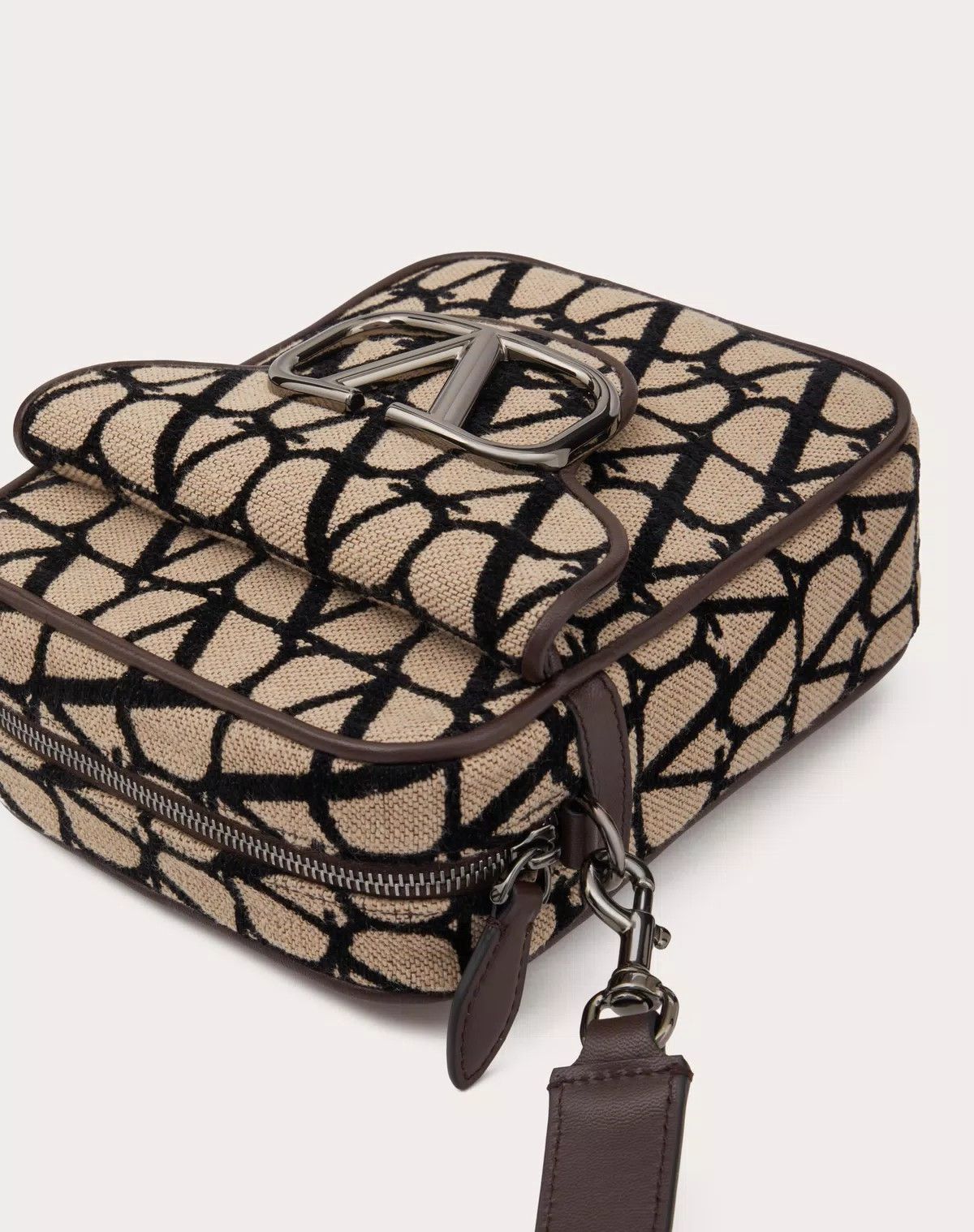 Valentino oc11z0725 Size: OS/ Toile Iconographe Bag in Melange/Black Size ONE SIZE - 7 Thumbnail