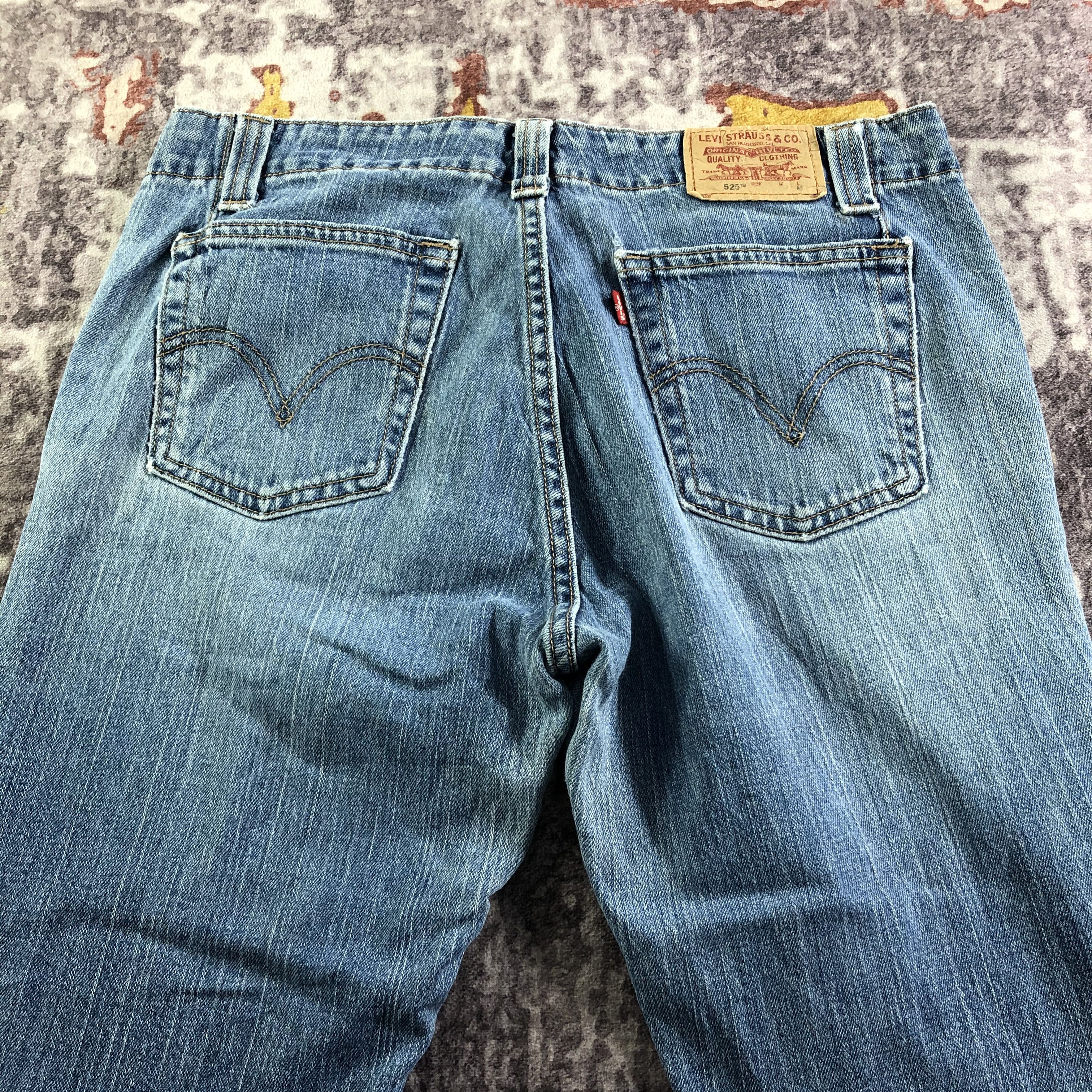 Levi's × Vintage Vintage Blue Wash Levis 525 Jeans-JM3472 Size 33" - 4 Thumbnail