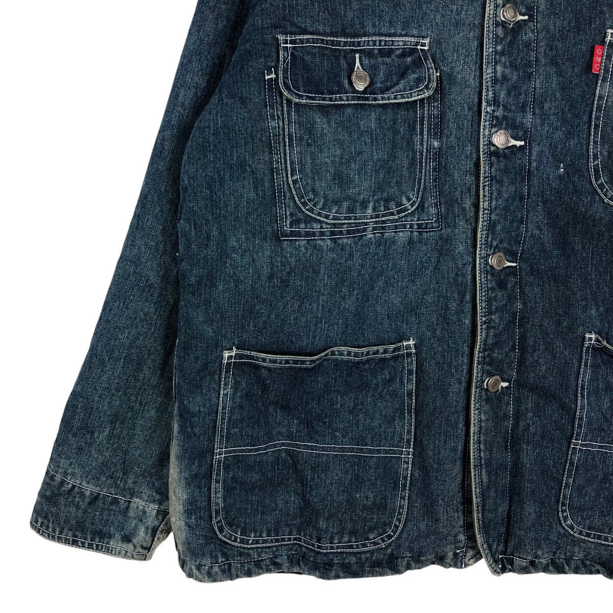Vintage 🔥Vintage Denim Chore Jacket Multi Pocket Greeman Co. Japan Size US L / EU 52-54 / 3 - 4 Thumbnail